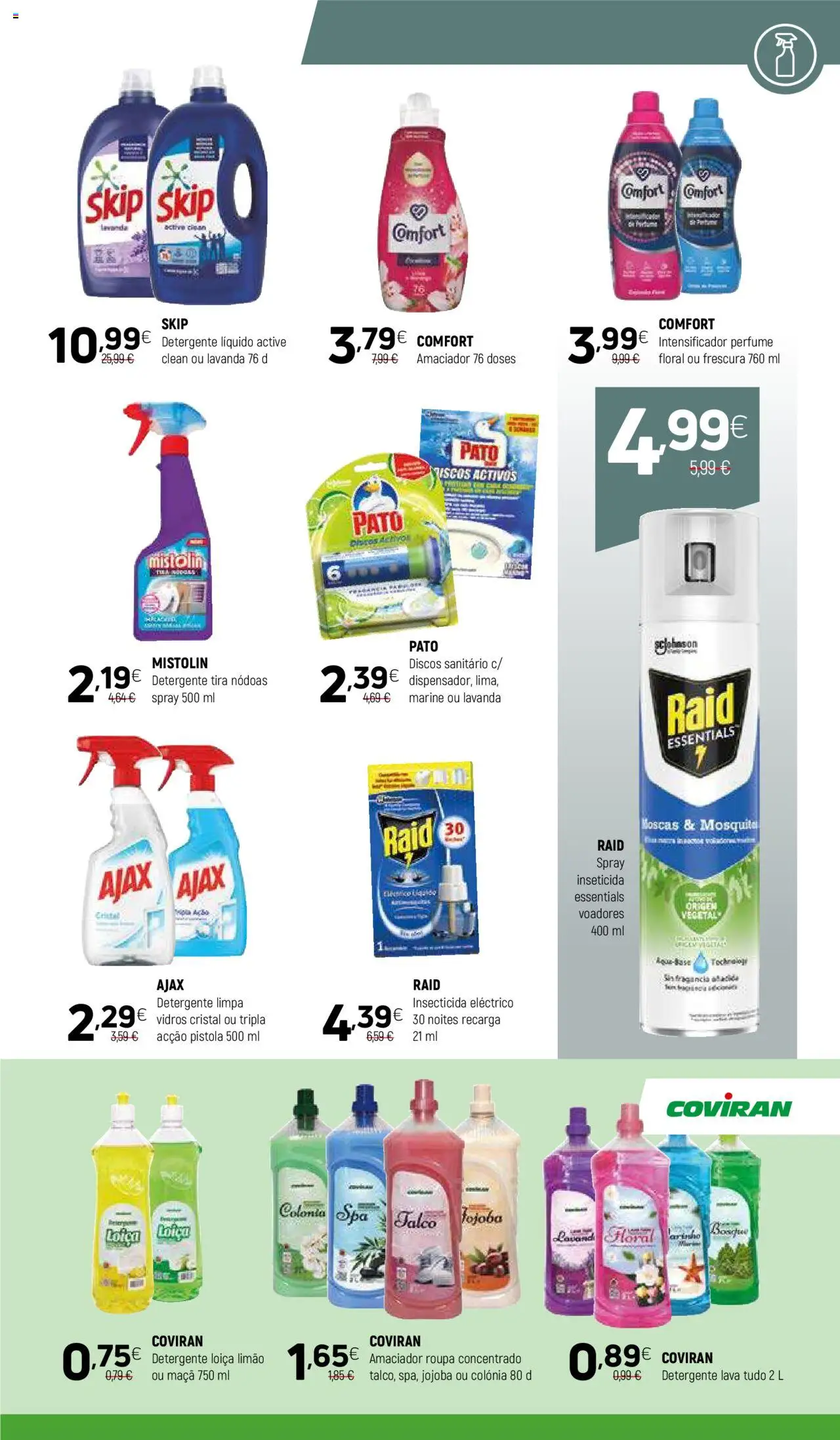 Coviran folheto │ válido de 03.06.2025 | Página: 19 | Produtos: Inseticida, Detergente, Limpa vidros, Maça