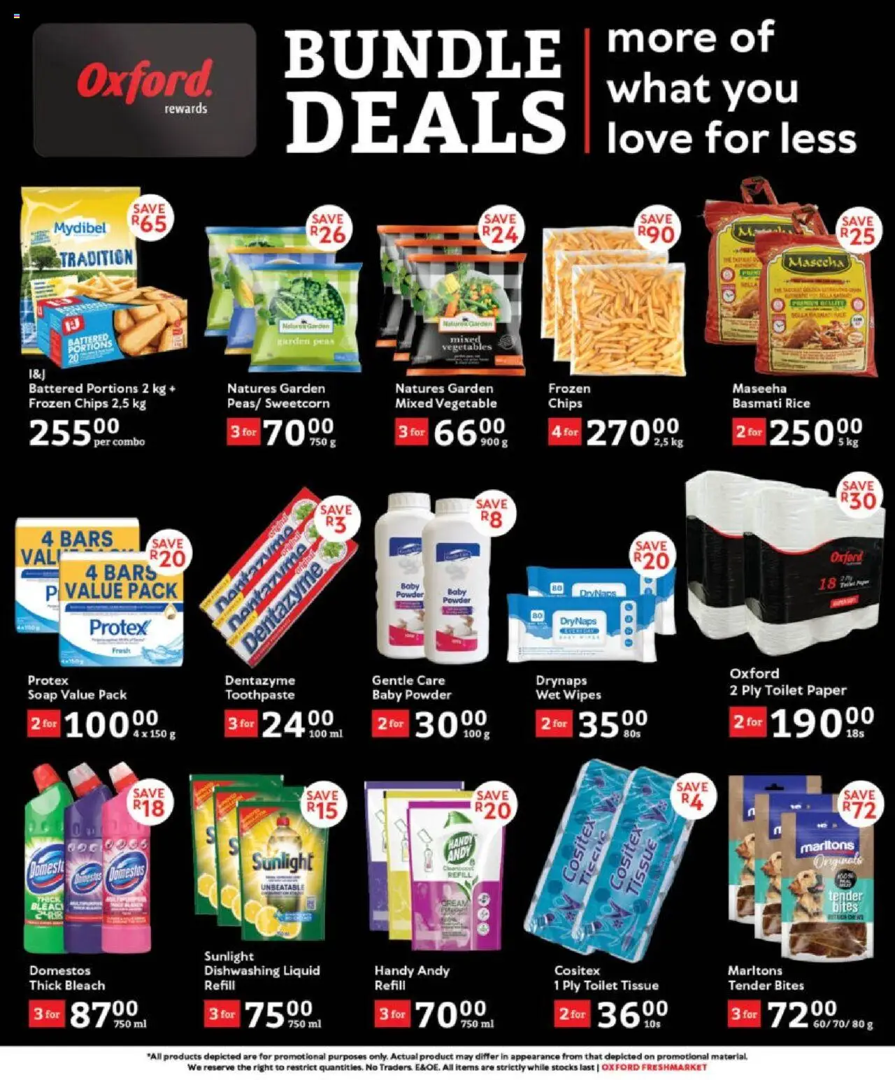 Oxford Freshmarket - Bundle Deals │ valid from 27.08.2025 | Page: 4 | Products: Toilet, Powder, Soap, Toilet paper