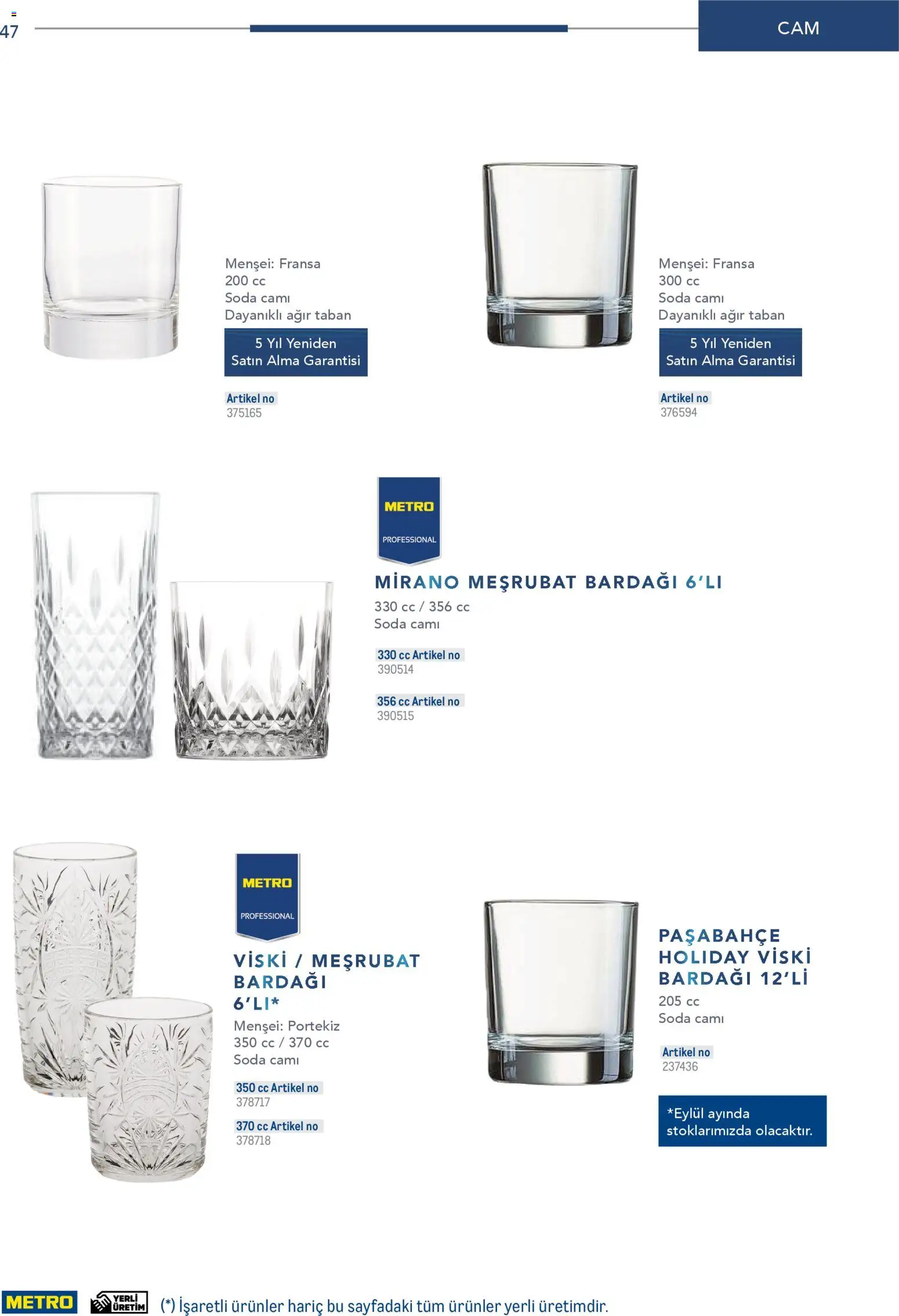 Metro - Profesyonel Çözümler - 26.12.2025 tarihinden itibaren geçerlidir | Sayfa: 47 | Ürünler: Viski, Soda