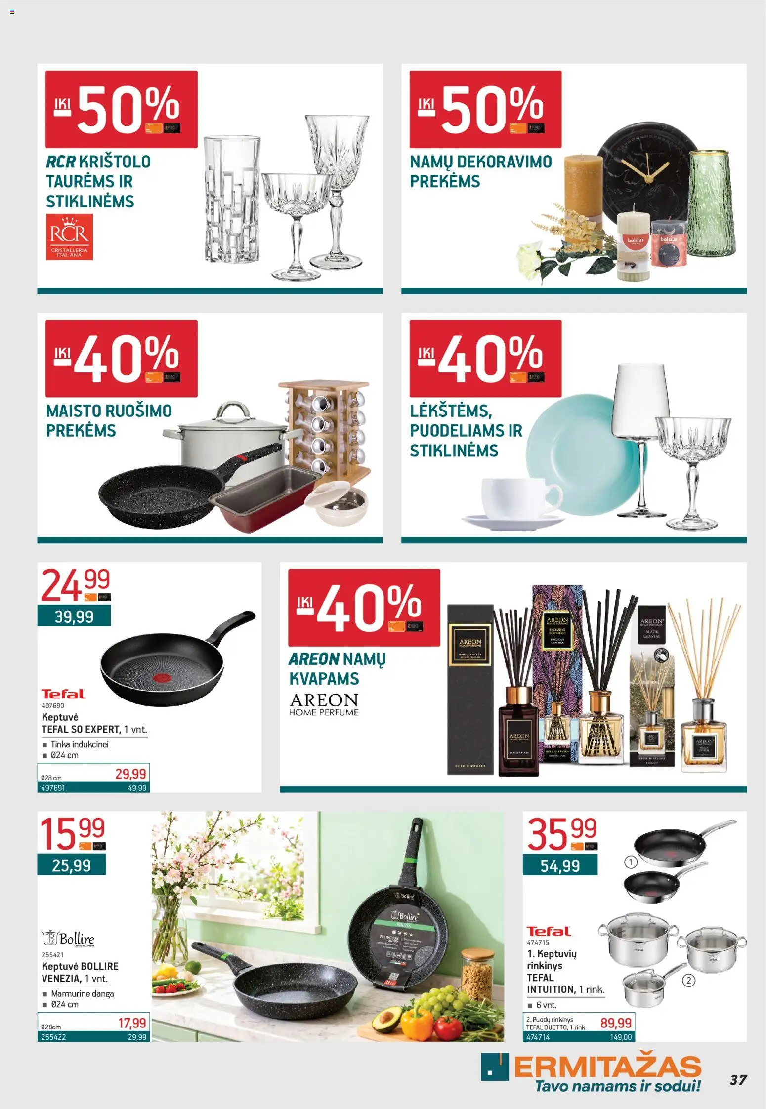 ERMITAŽAS akcijos nuo 04.05.2026 | Puslapis: 37 | Prekių: Keptuvė