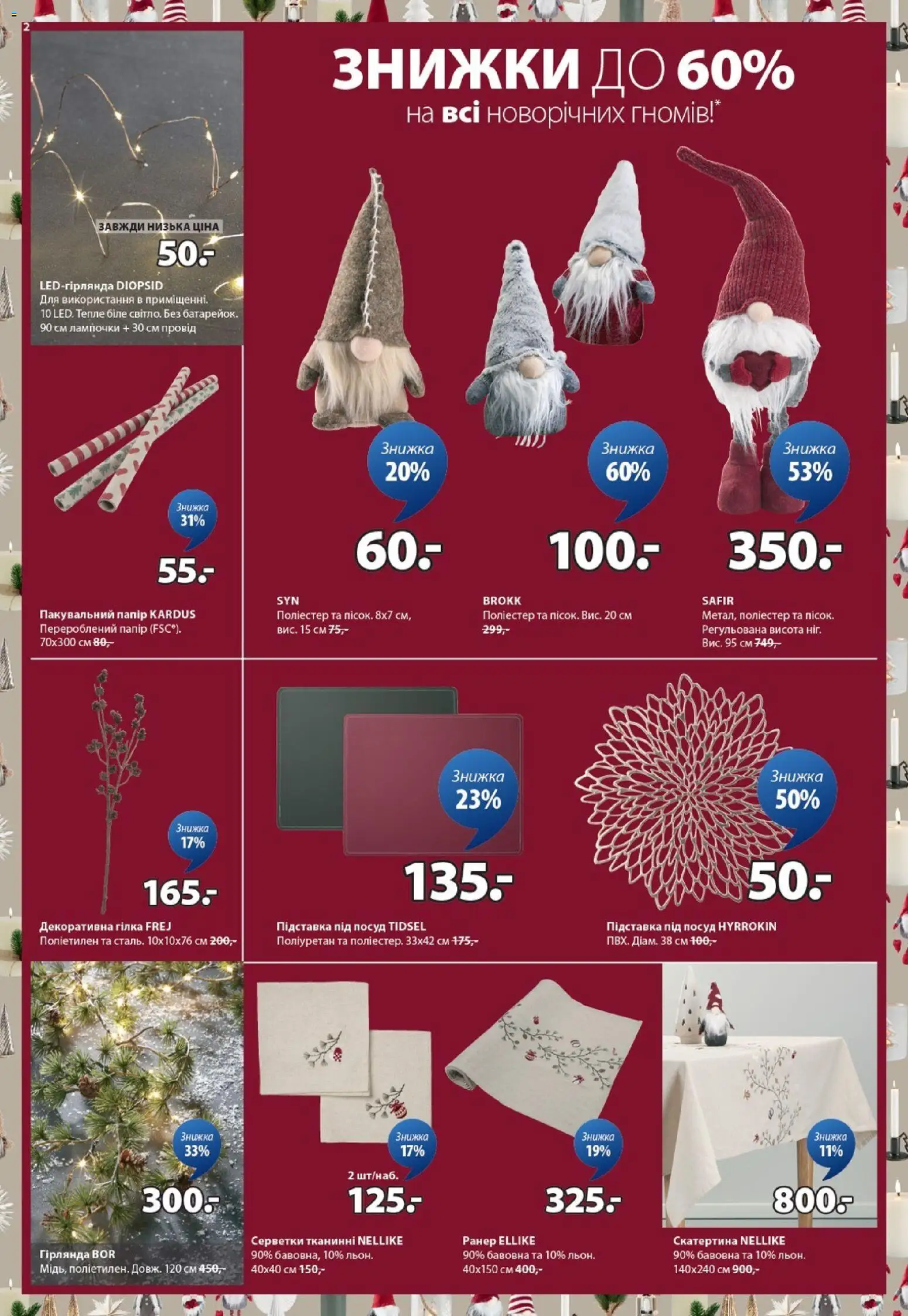 Юск Kаталог - дійснийкції з 11.12.2025 | Сторінка: 2 | Товари: Папір, Підставка