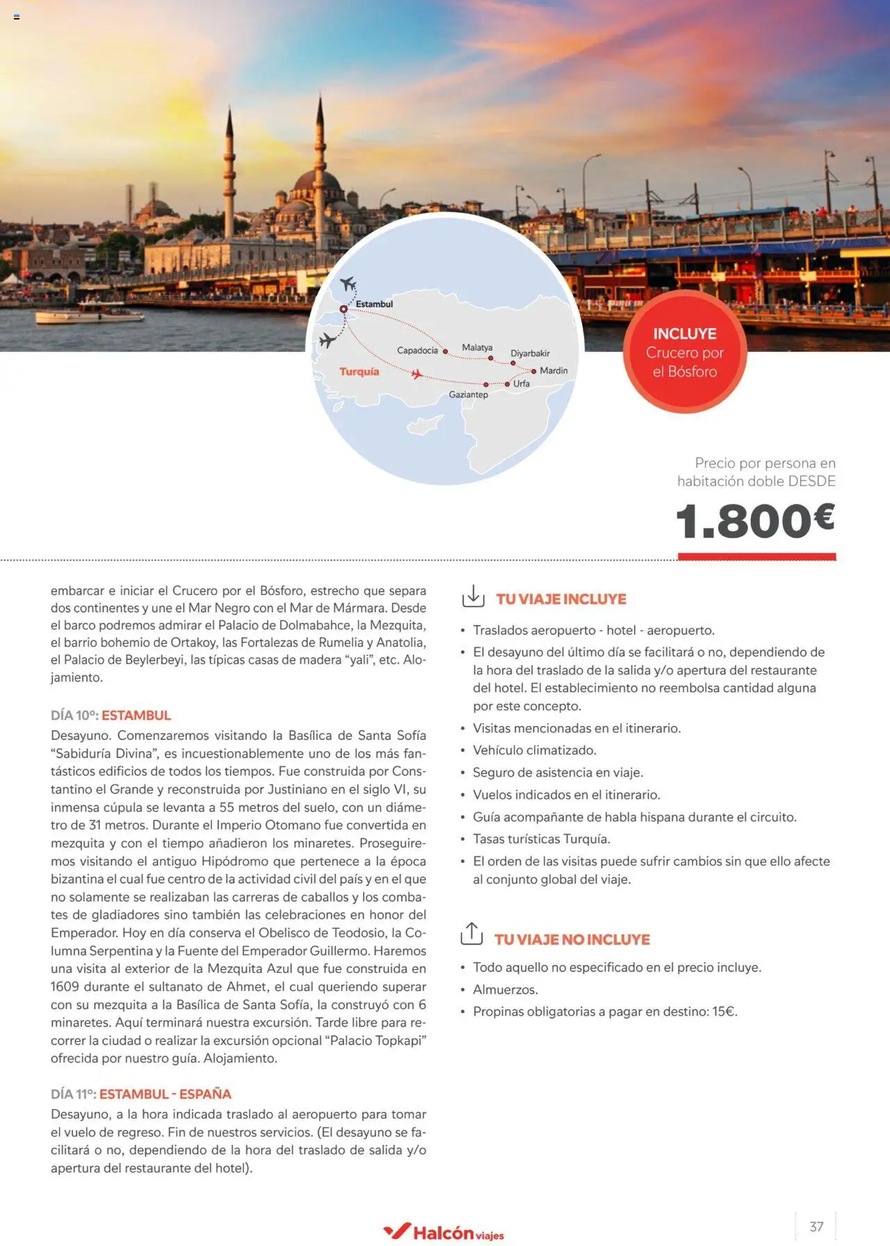 Halcón Viajes Turquía 2024 │ válido desde el 09.05.2024 | Página: 37
