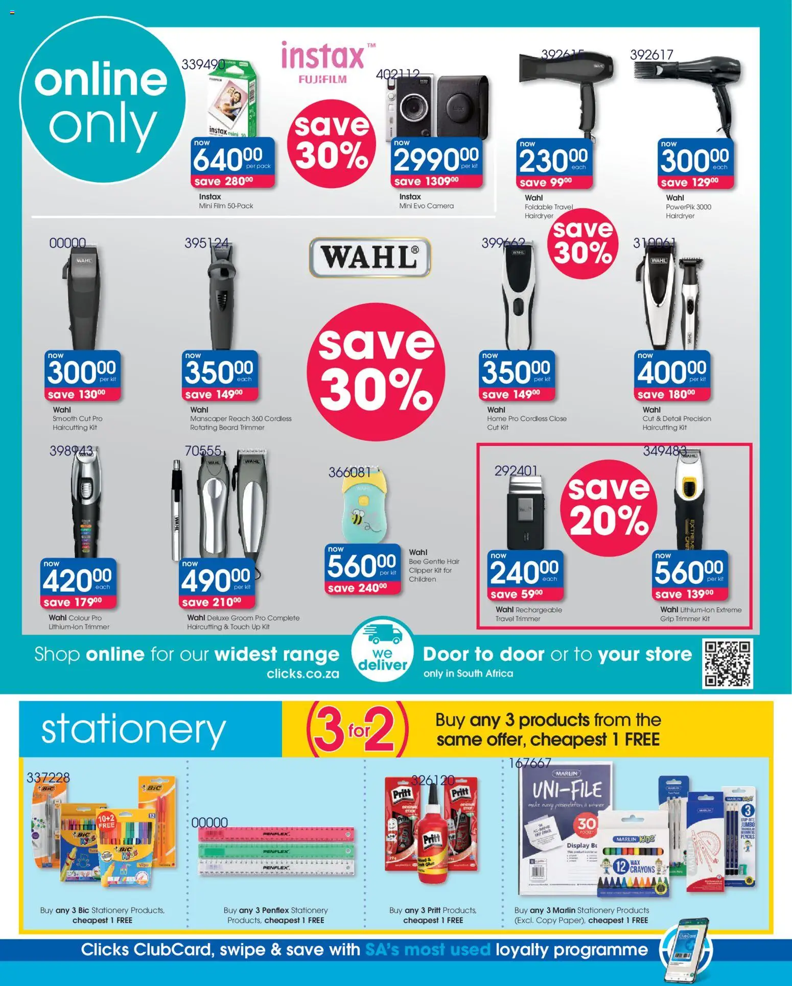 New Clicks catalogue – valid from 25.03.2026 | Page: 40 | Products: Camera, Hair clipper