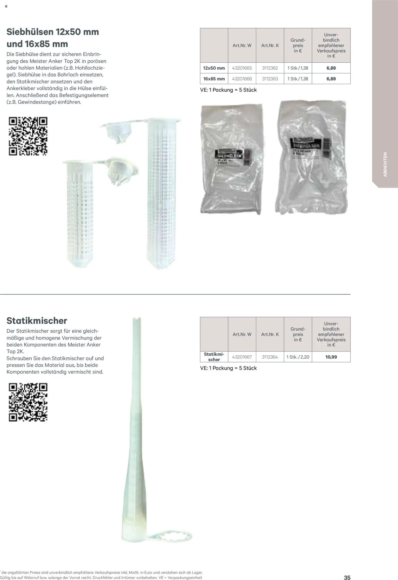 Lagerhaus  Meister Katalog 2026 gültig ab 02.01.2026 | Seite: 35