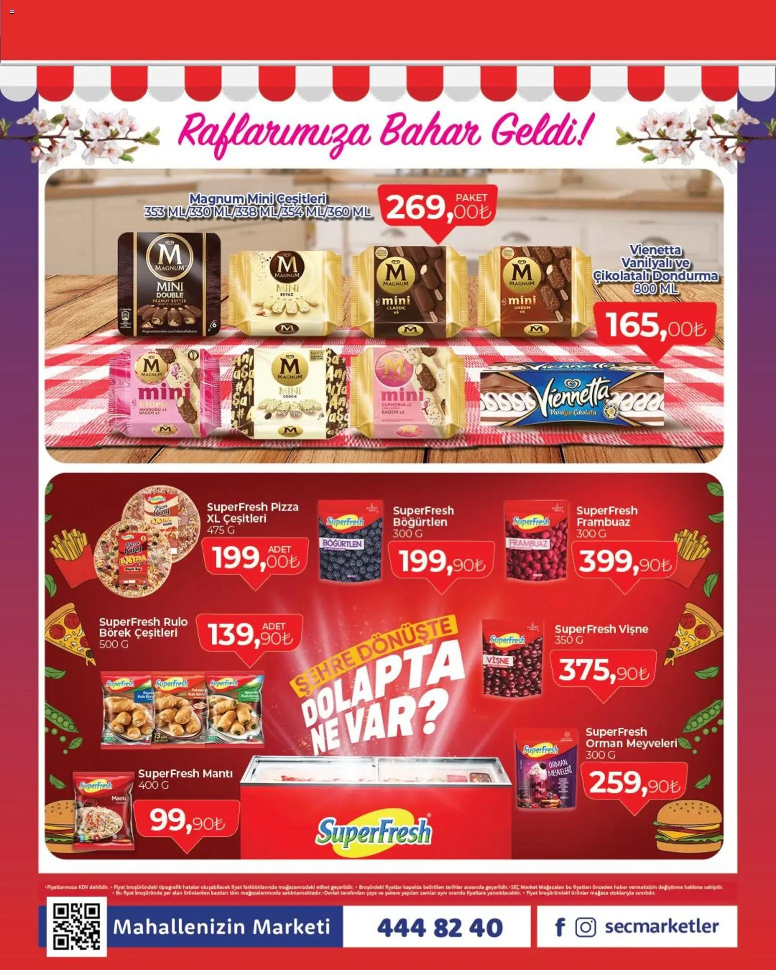 Seç Market Katalog - 23.04.2026 tarihinden itibaren geçerlidir | Sayfa: 2 | Ürünler: Çikolata, Pizza, Vişne, Ahududu