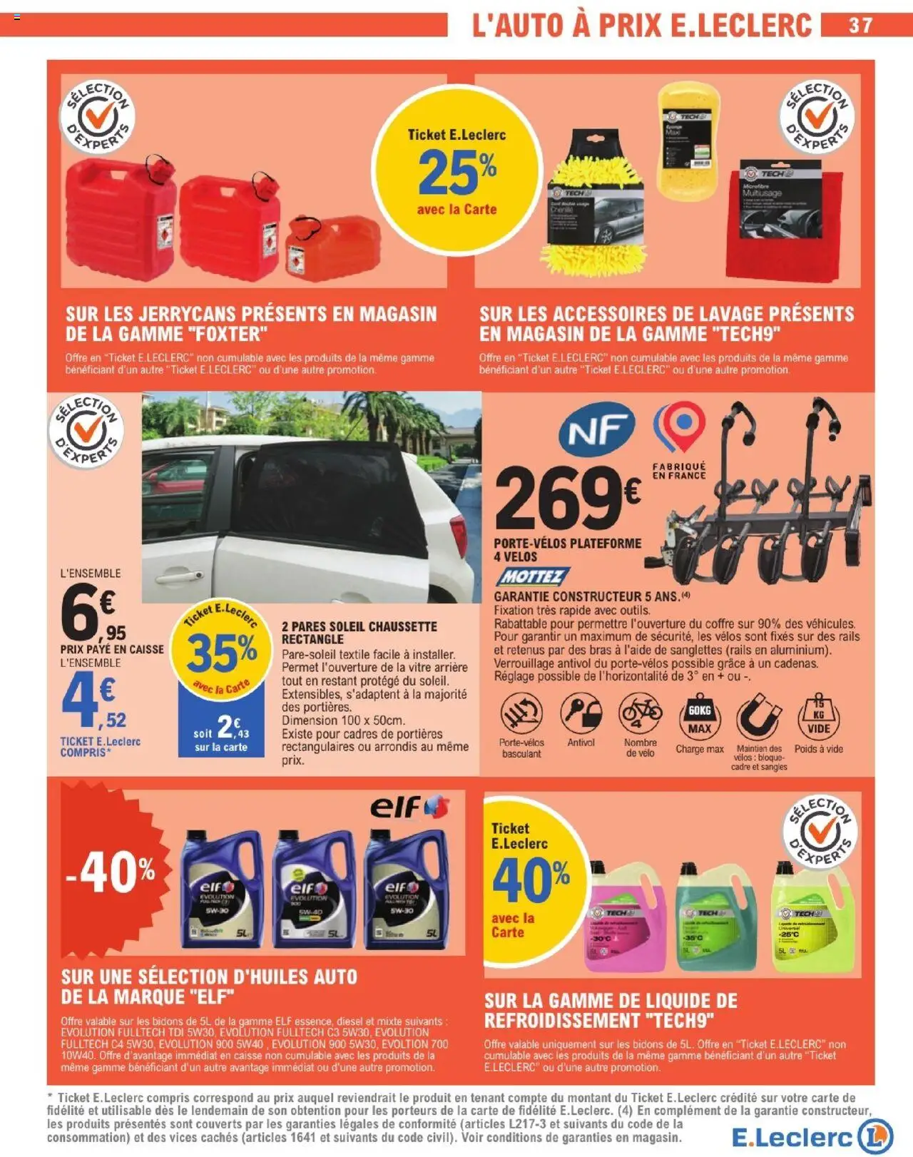  | Page: 37 | Produits: Vélo, Poids, Liquide de refroidissement, Cadre