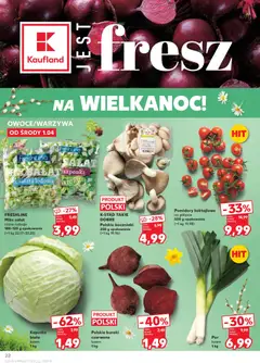 Pogląd oferty "Kaufland gazetka" - ważna od 01.04.2026 | Strona: 22 | Produkty: Kapusta, Buraki, Boczniaki, Pomidory