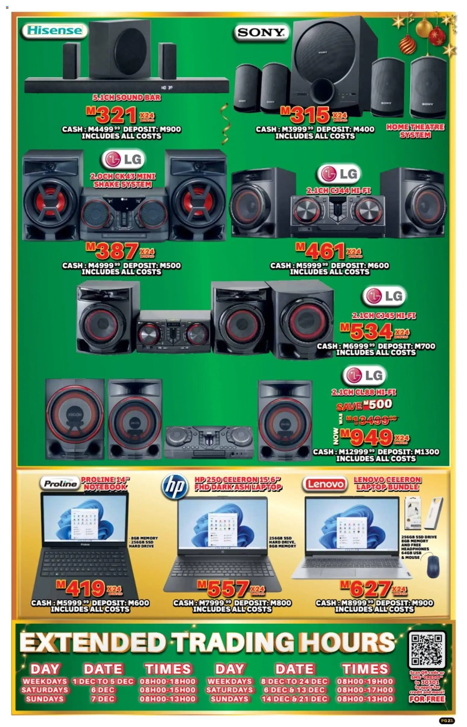 New Lewis Stores catalogue – valid from 10.11.2025 | Page: 23 | Products: Notebook, Mouse, Laptop, Hard drive