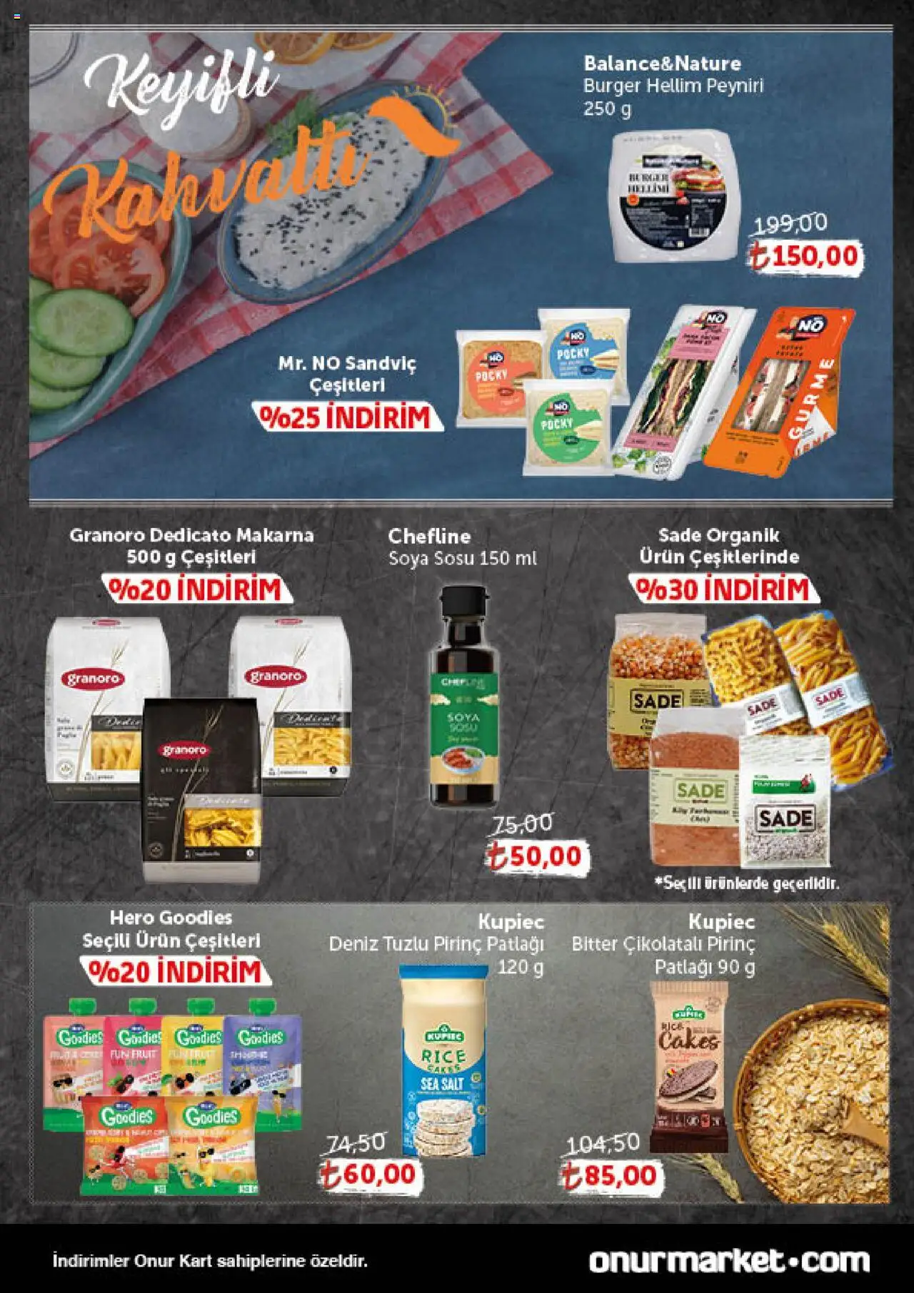 Onur Market Katalog - Gurme - 19.08.2025 tarihinden itibaren geçerlidir | Sayfa: 2 | Ürünler: Pirinç, Makarna, Soya sosu