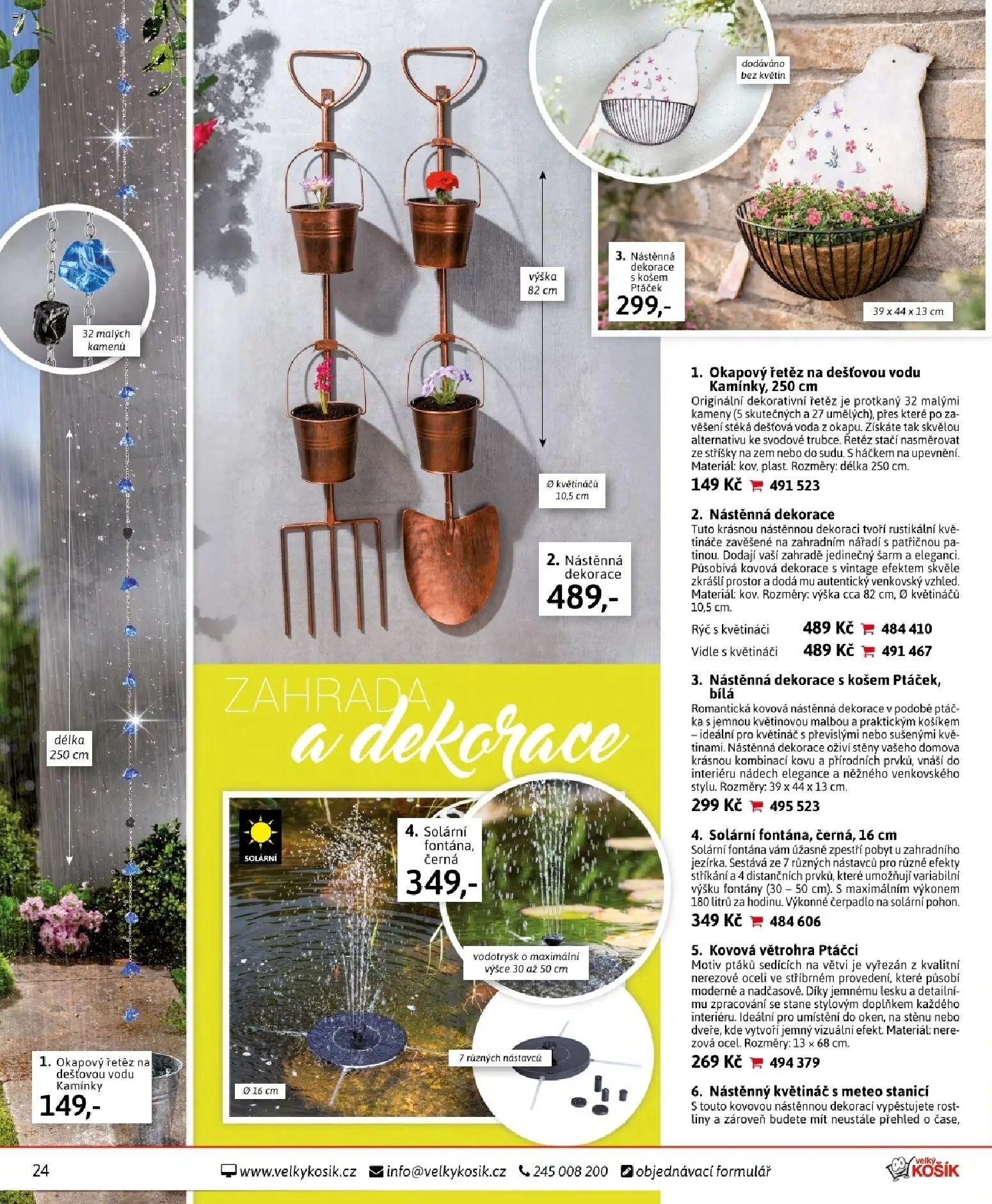 Velký Košík katalog březen 2026 od 01.03.2026 | Strana: 24 | Produkty: Voda, Rýč, Květináč, Dekorace