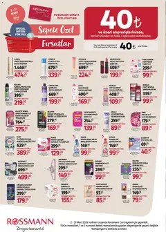 02.03.2026 tarihinden itibaren geçerli olan Rossmann kataloğu önizlemesi | Sayfa: 6 | Ürünler: Diş macunu, Çikolata, Krema, Bulaşık makinesi
