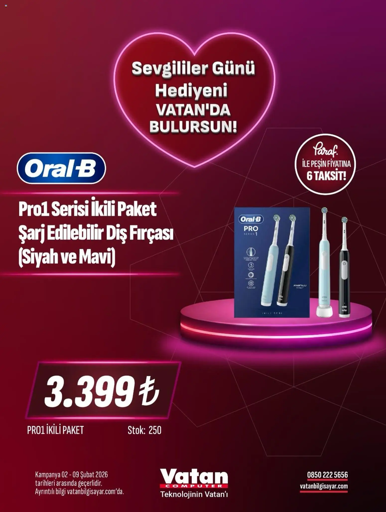 Vatan Bilgisayar İndirim - 02.02.2026 tarihinden itibaren geçerlidir | Sayfa: 6 | Ürünler: Diş fırçası