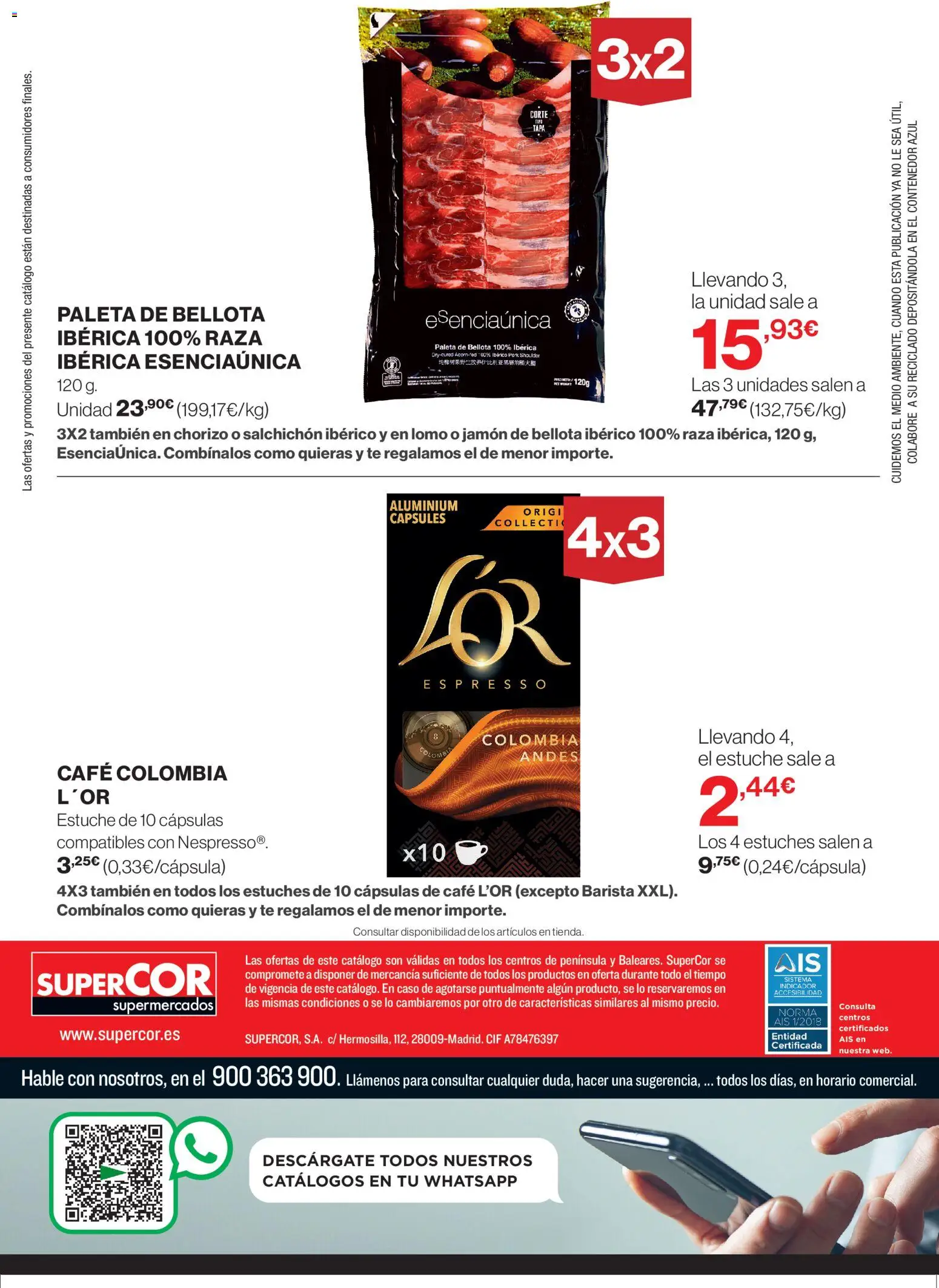 Supercor Canarias │ válido desde el 26.02.2026 | Página: 28 | Productos: Café, Jamón, Té