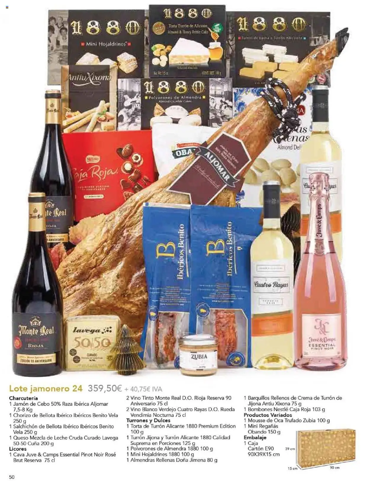 E.Leclerc Regalos de Navidad 2025 │ válido desde el 10.10.2025 | Página: 52 | Productos: Mousse, Vino, Vela, Cuna