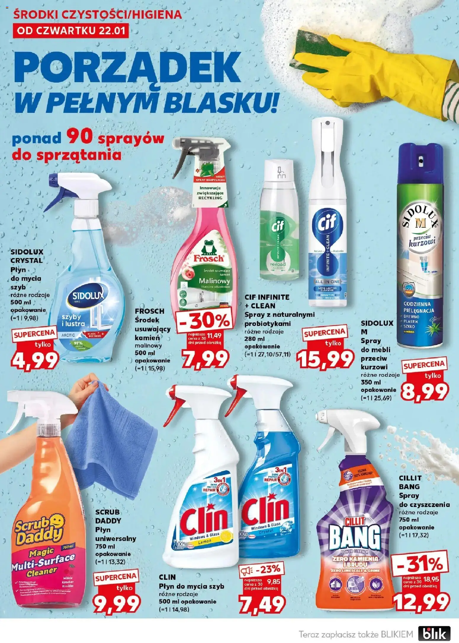 Kaufland gazetka - Super weekend od 24.01.2026 | Strona: 26 | Produkty: Płyn do mycia szyb, Cleaner, Wiśnie
