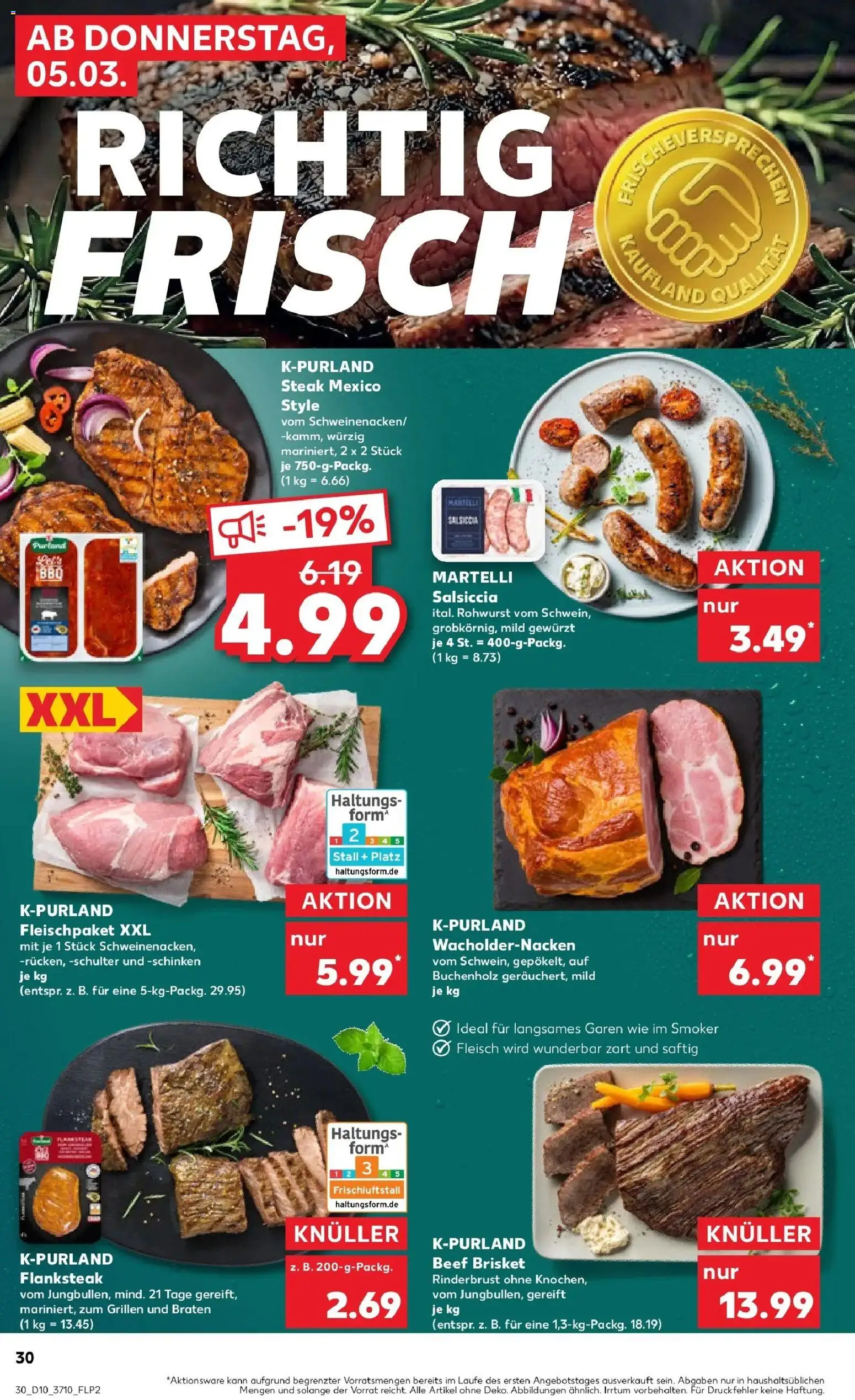 Kaufland Prospekt Potsdam	 – gültig ab 02.03.2026 | Seite: 42 | Produkte: Schinken, Steak, Fleisch