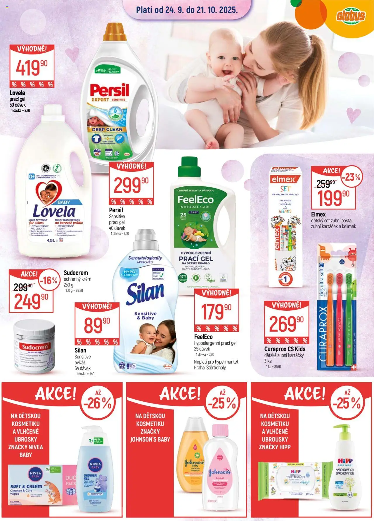 Globus leták - České Budějovice od 24.09.2025 | Strana: 4 | Produkty: Elmex, Nivea, Curaprox, Sudocrem