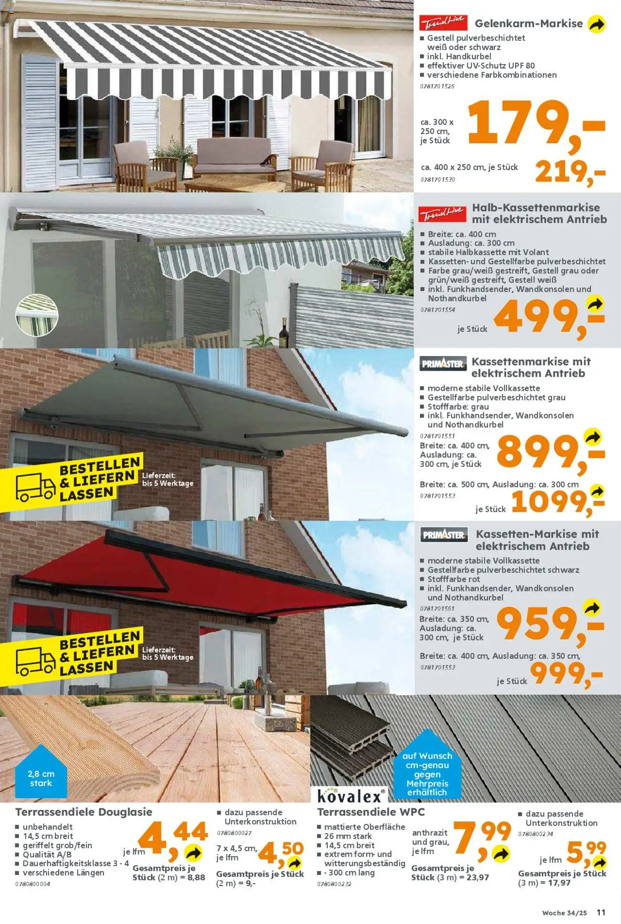 Globus Baumarkt Prospekt 	 - gültig ab dem 18.08.2025 | Seite: 11