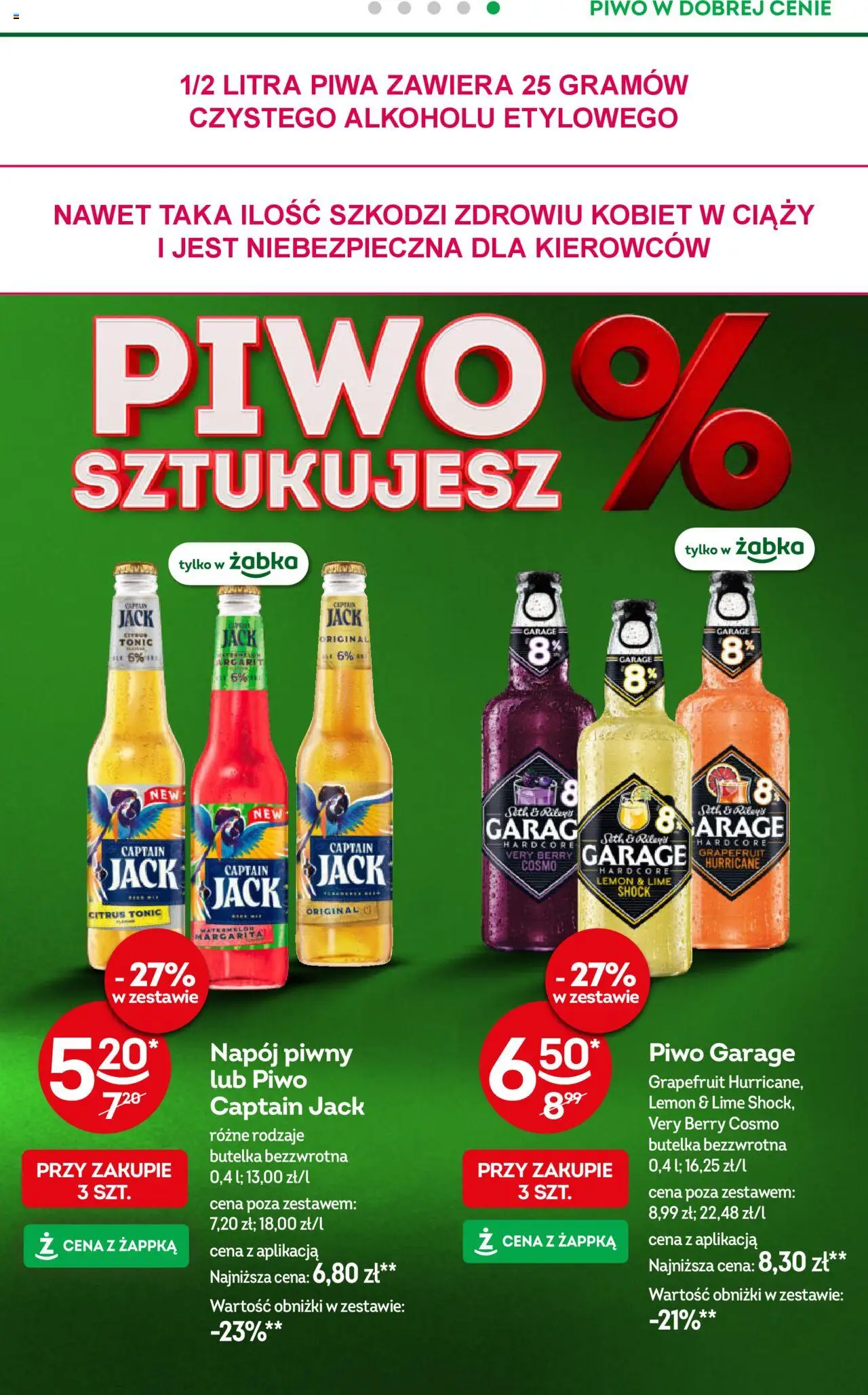 Żabka Gazetka od 08.10.2025 | Strona: 36 | Produkty: Piwo