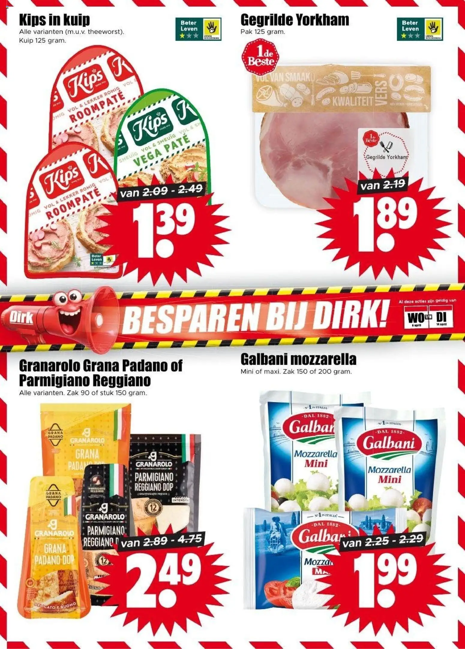 {H1} | Pagina: 17 | Producten: Zak, Mozzarella