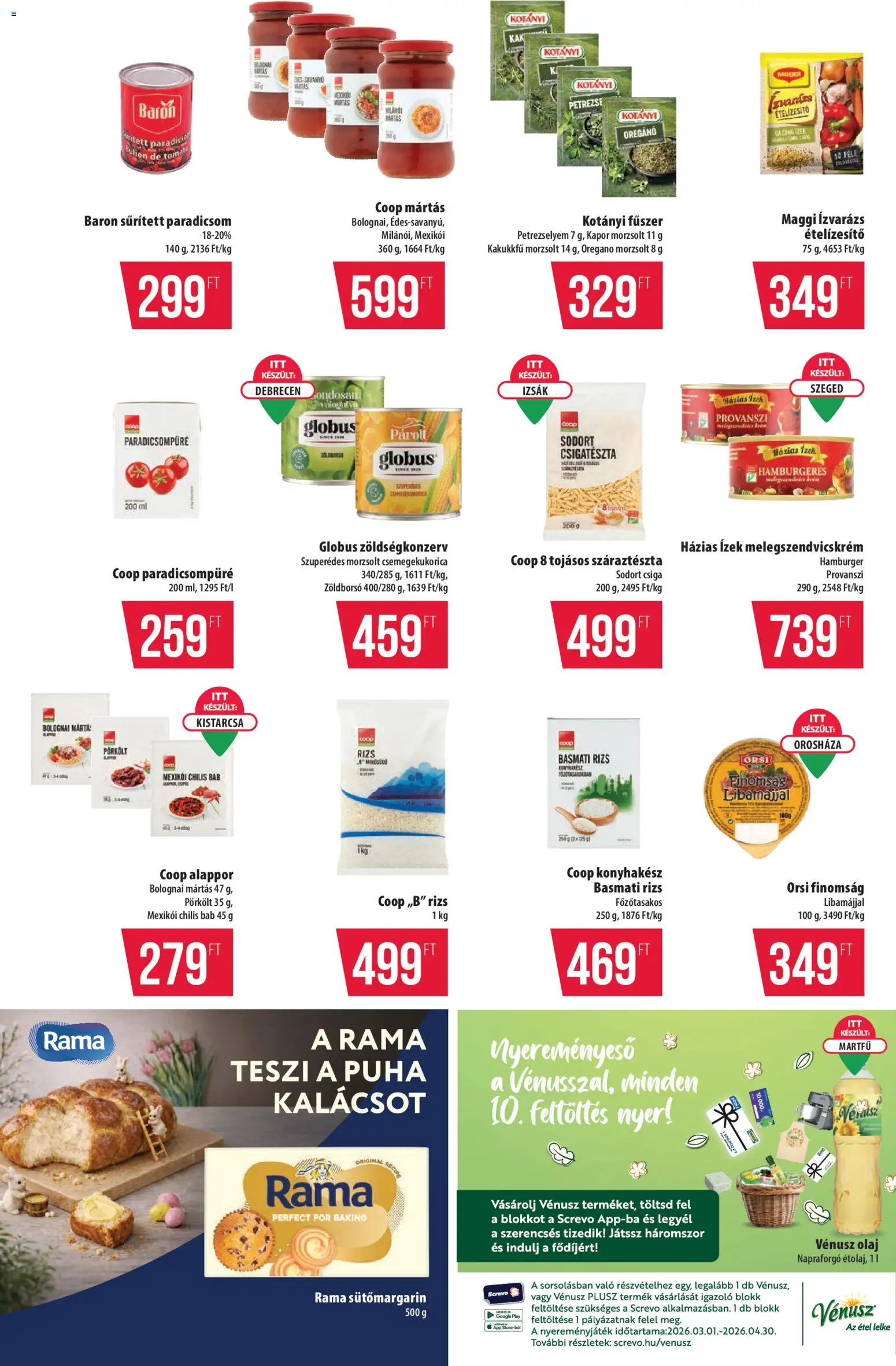 COOP akciós ujság - amely érvényes a következő dátumtól: 12.03.2026 | Oldal: 6 | Termékek: Kapor, Chilis bab, Ételízesítő, Fűszer