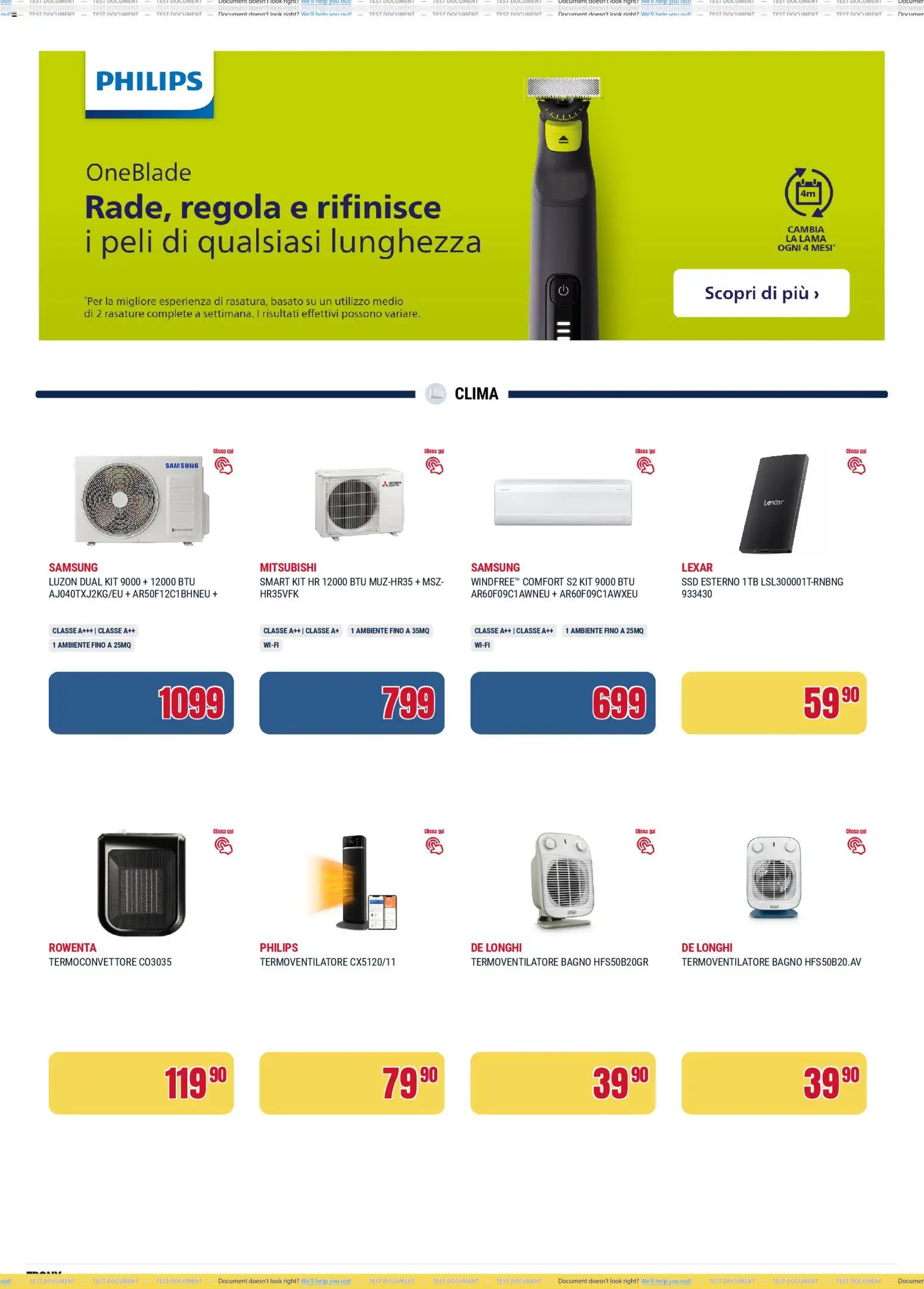 Volantino Trony del 04.12.2025 | Pagina: 30 | Prodotti: Bagno, Samsung