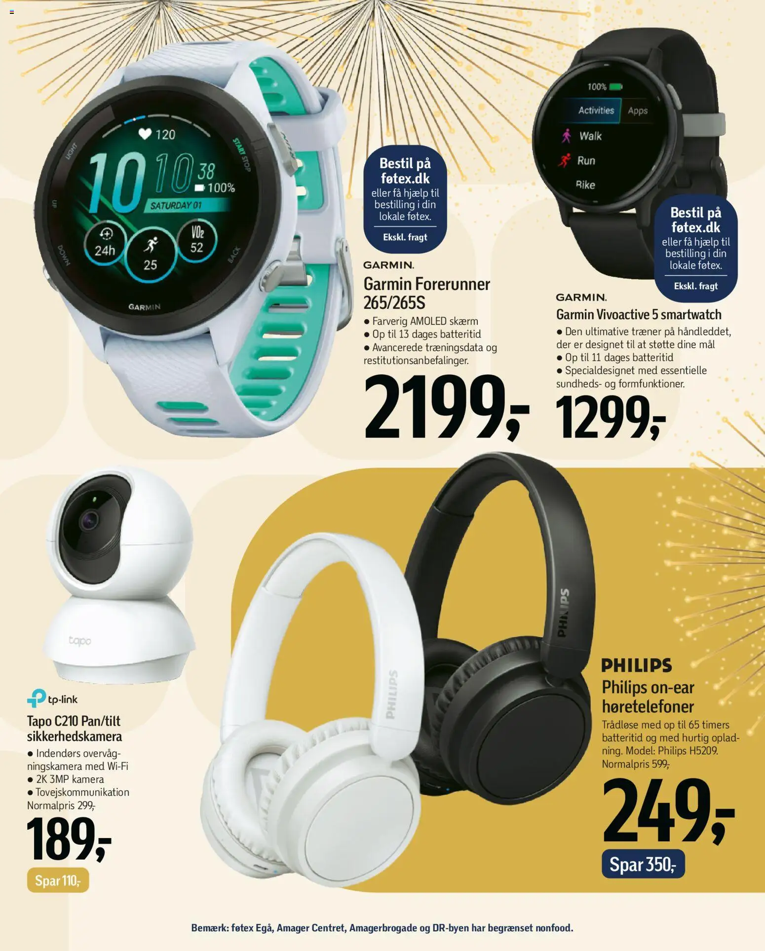 Føtex tilbudsavis – gyldig fra 27.12.2025 | Side: 51 | Produkter: Skærm, Høretelefoner, Kamera, Smartwatch