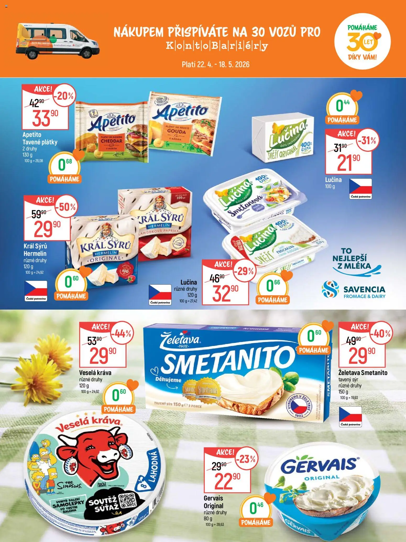 Globus leták - Pardubice od 22.04.2026 | Strana: 6 | Produkty: Paprika, Gervais, Samolepky, Cheddar