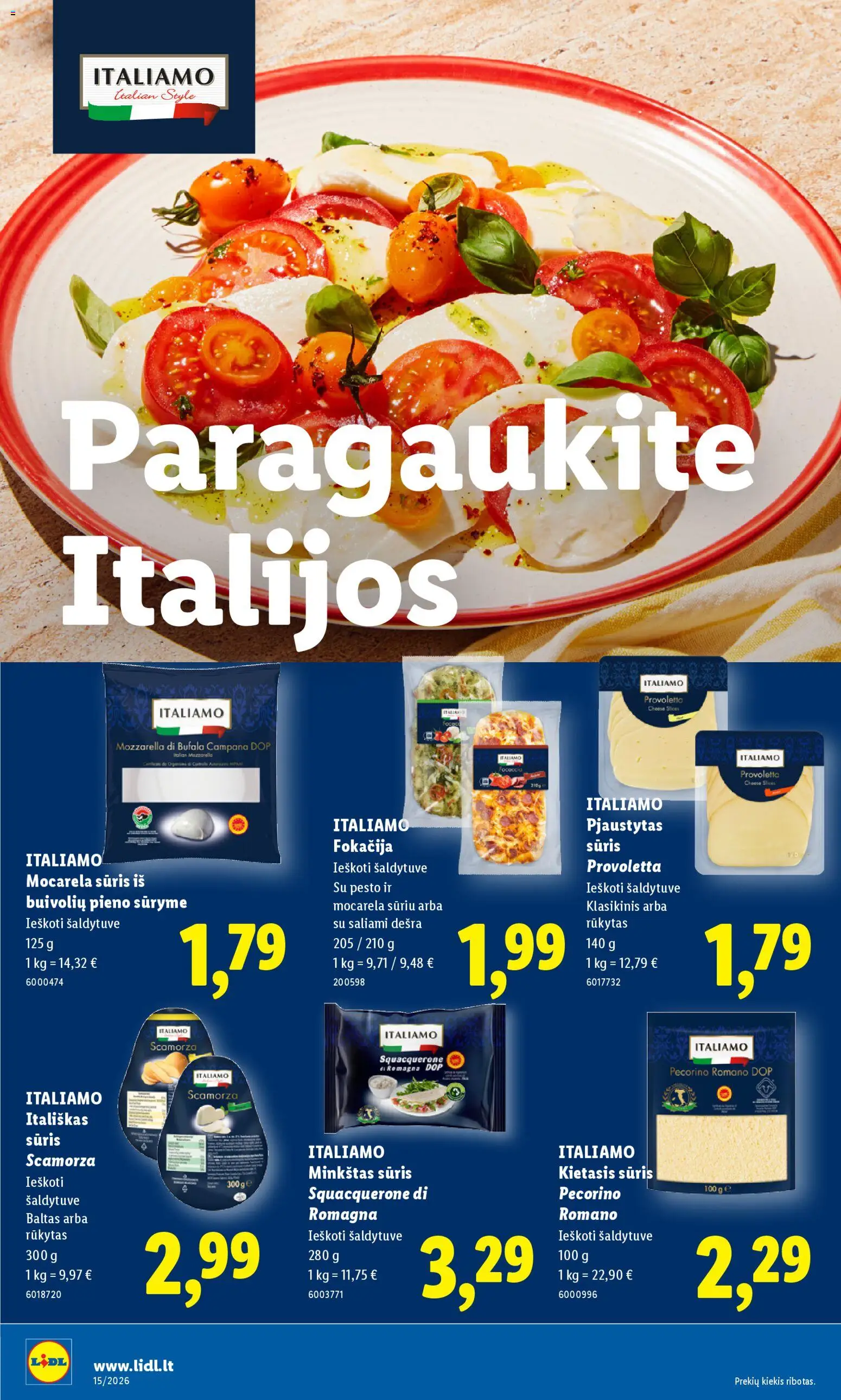 LIDL akcijos nuo 06.04.2026 | Puslapis: 10 | Prekių: Sūris, Dešra