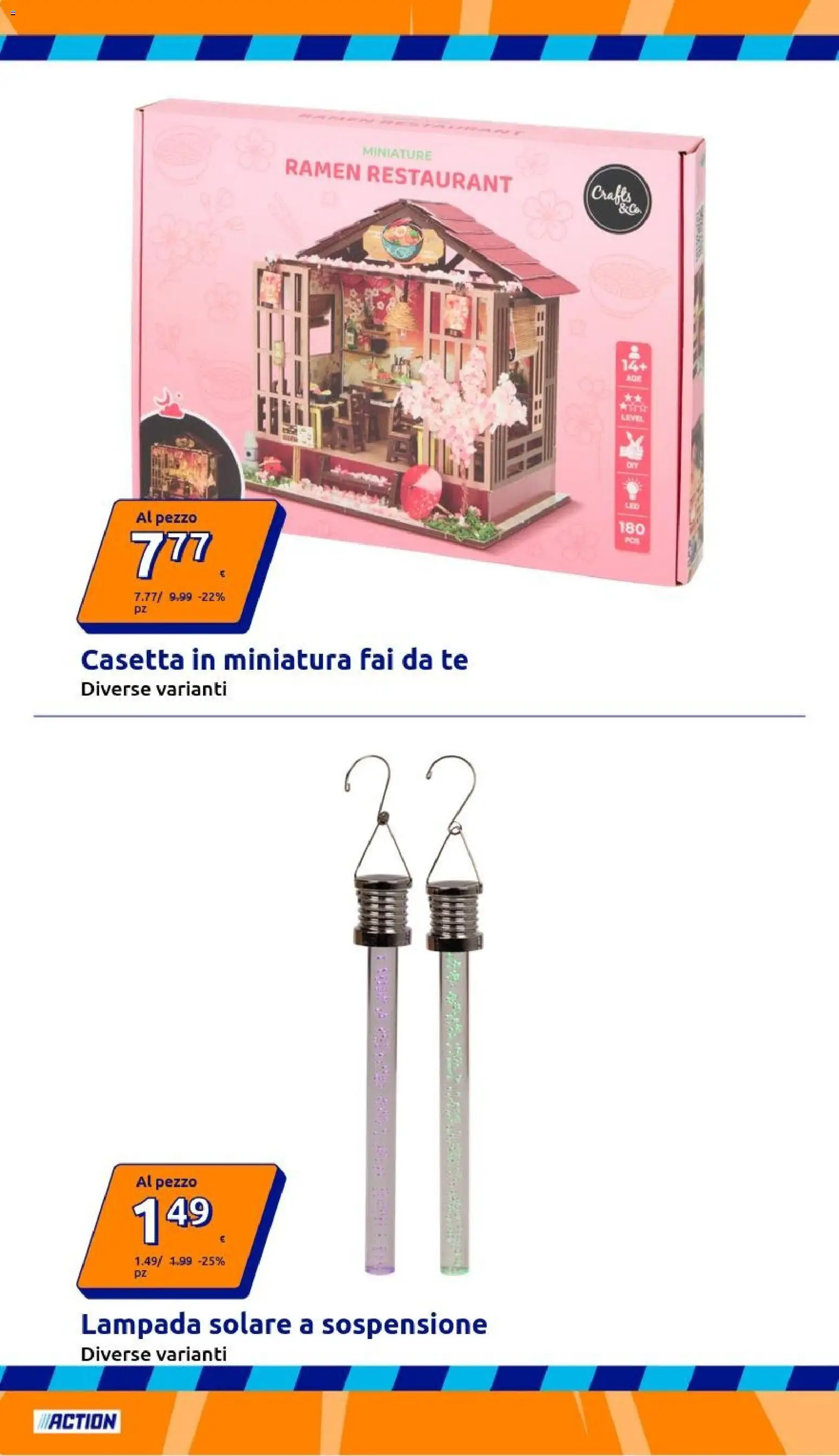 Volantino Action del 29.04.2026 | Pagina: 6 | Prodotti: Tè, Lampada solare, Lampada