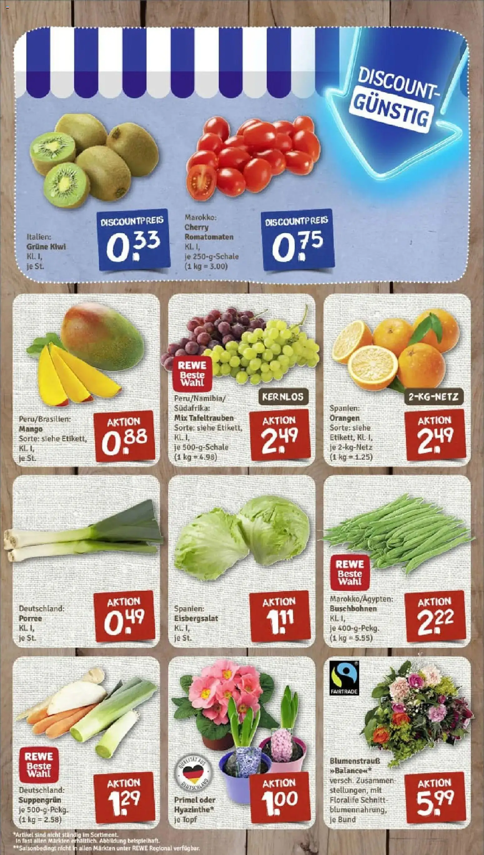 Rewe prospekt Welzow	 – gültig ab 19.01.2026 | Seite: 3 | Produkte: Orangen, Eisbergsalat, Mango, Kiwi