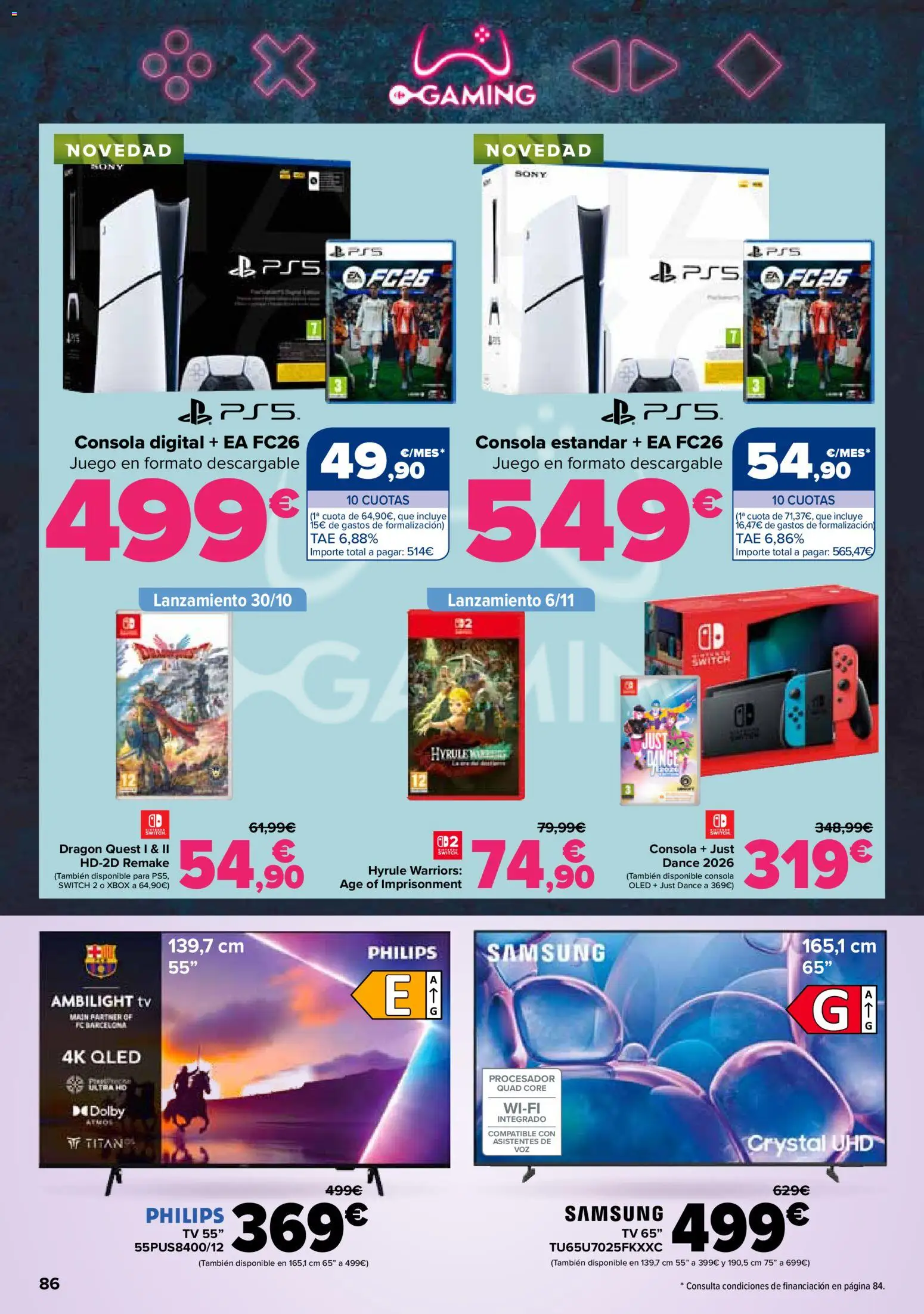 Carrefour folleto │ válido desde el 28.10.2025 | Página: 86 | Productos: Consola, Xbox