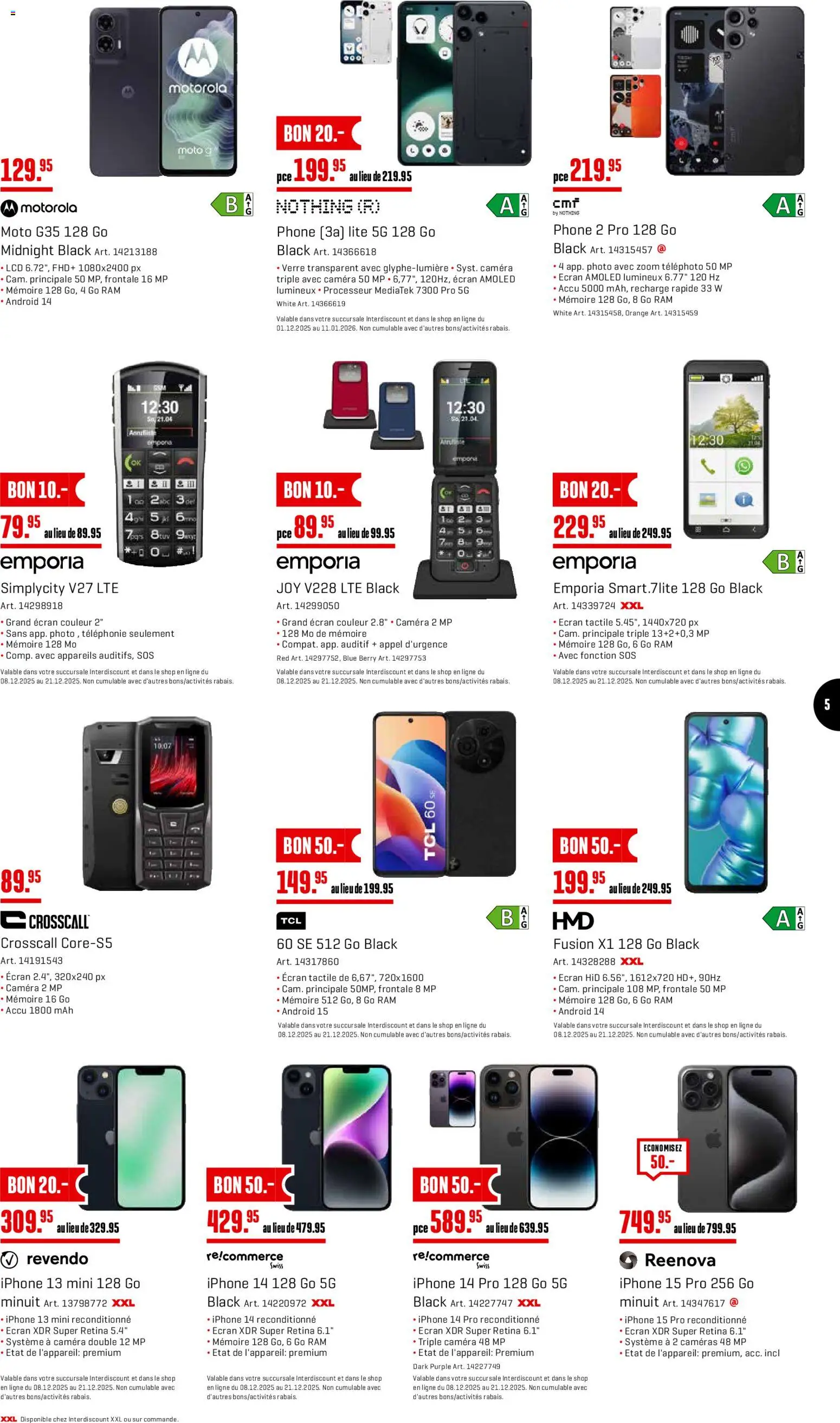 Interdiscount Aktionen Mobile FR – gültig ab 08.12.2025 | Seite: 5
