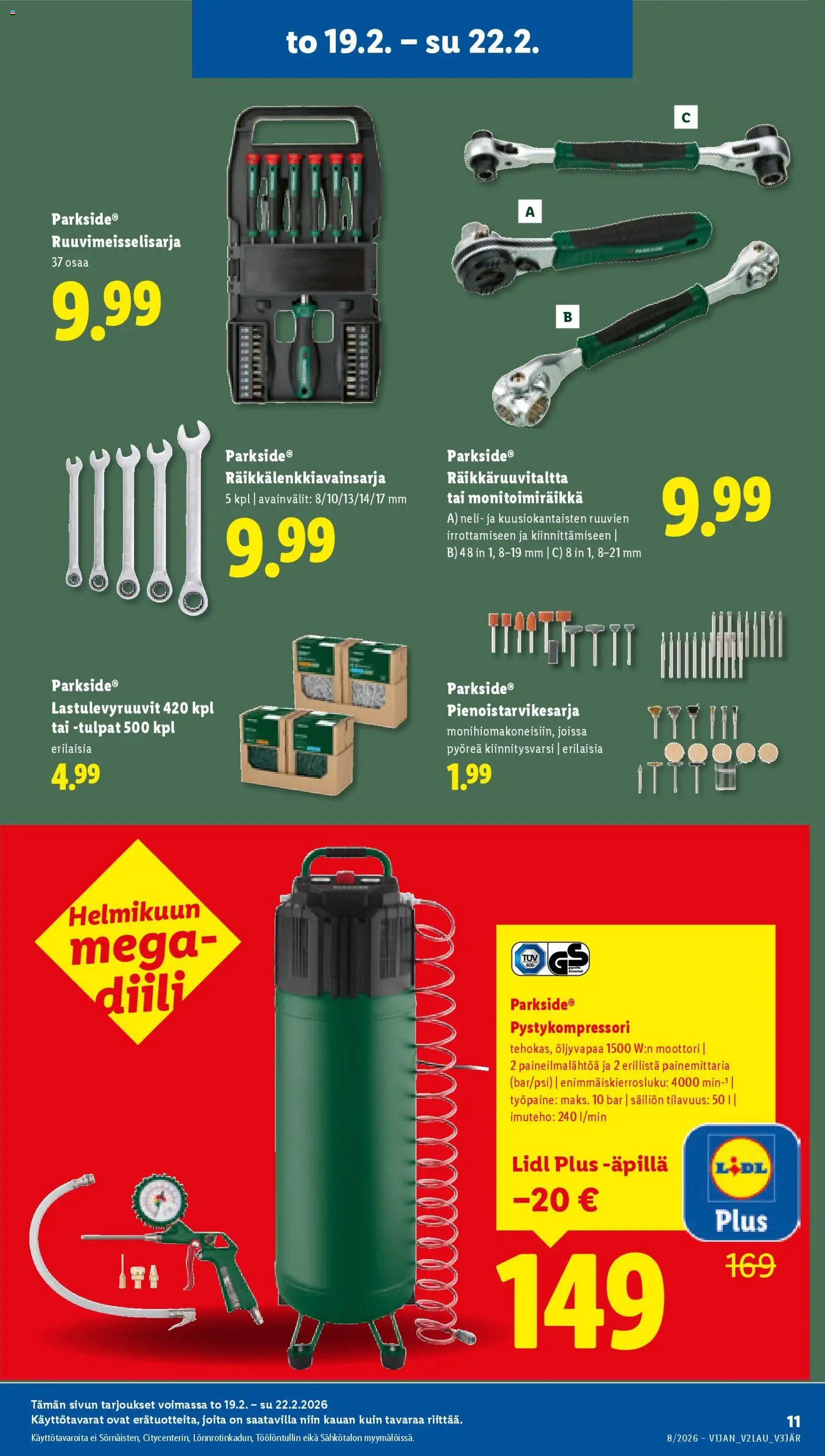 Lidl tarjoukset - Tampere – voimassa 19.02.2026 alkaen | Sivu: 15