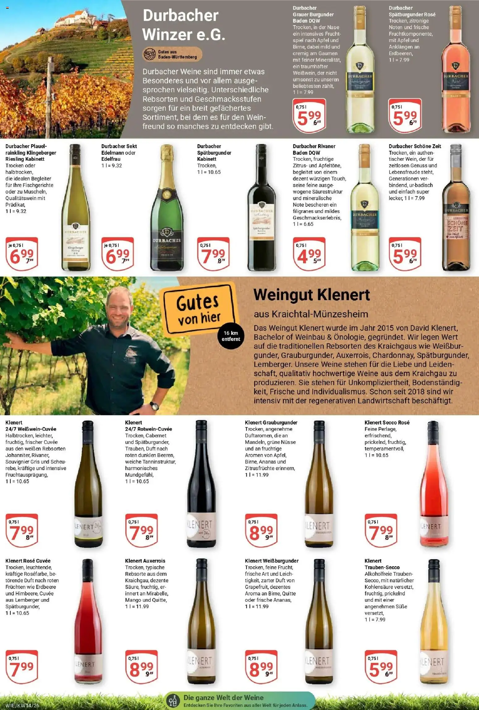 Globus prospekt Waghäusel	 – gültig ab 30.03.2026 | Seite: 19 | Produkte: Spiel, Trauben, Äpfel, Wein