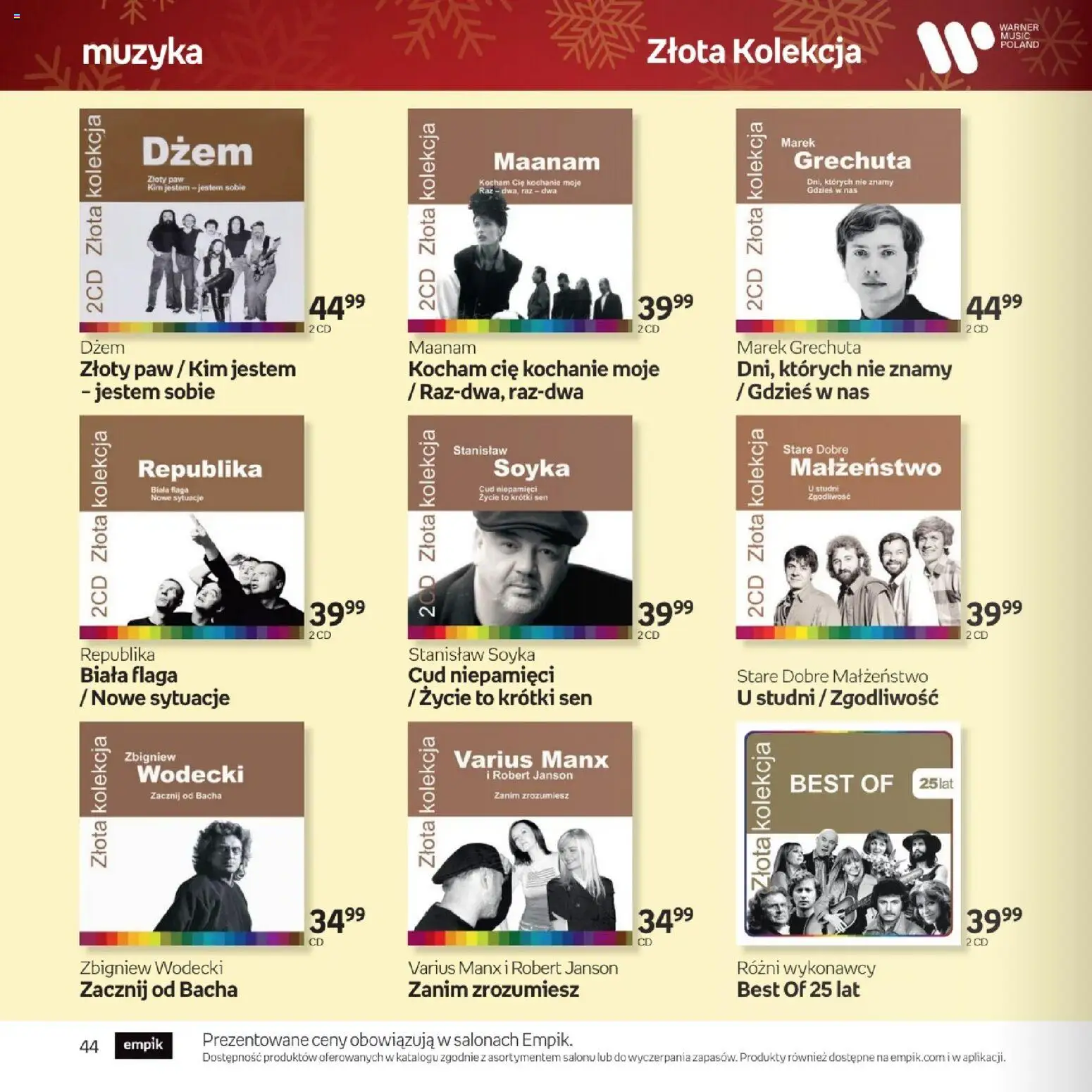 Empik promocje - Xmas Muzyka od 26.11.2025 | Strona: 44 | Produkty: Dżem