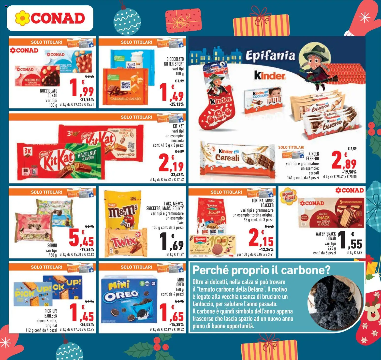 Volantino Conad del 27.12.2025 | Pagina: 23 | Prodotti: Crema, Cioccolato, Cereali