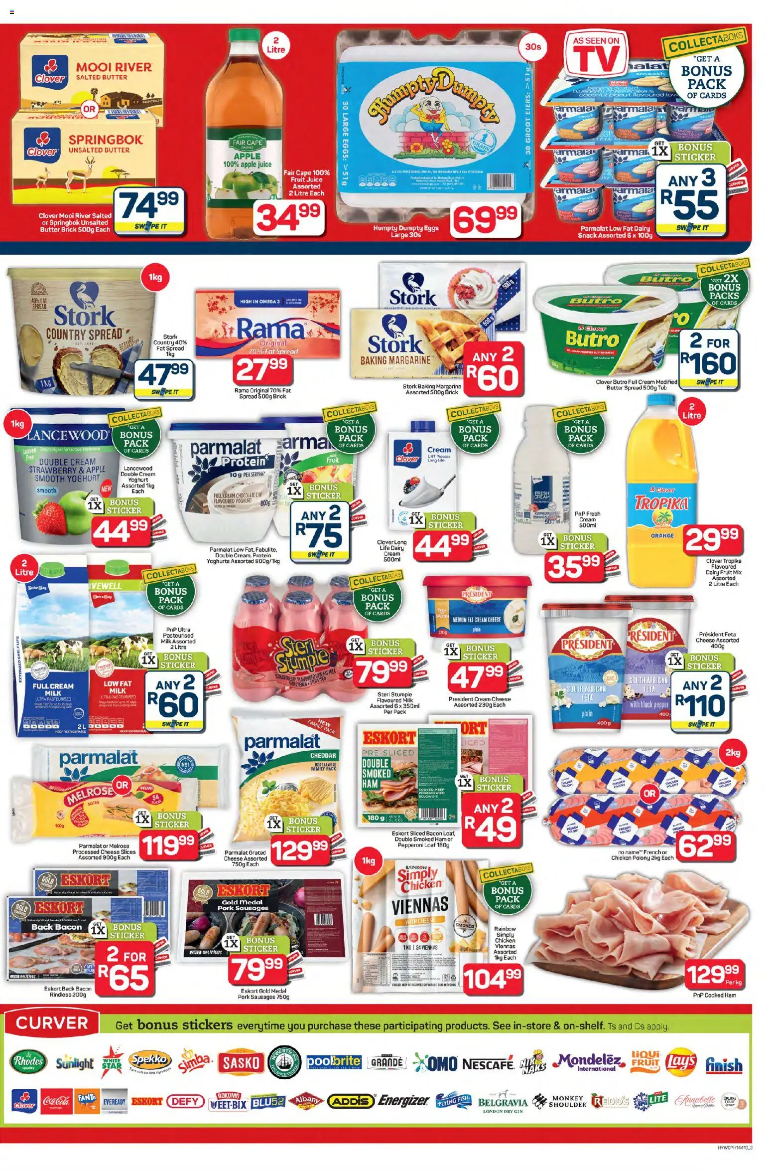 New Pick n Pay catalogue – valid from 23.10.2025 | Page: 3 | Products: Pó talco, Cheese, Margarine, Gin