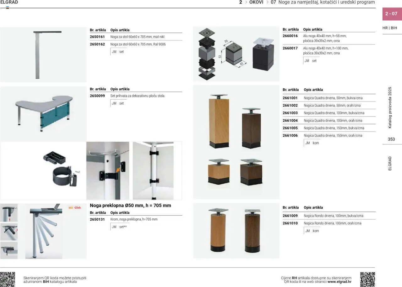 Elgrad katalog | vrijedi od 06.10.2025 | Stranica: 353 | Proizvodi: Stol