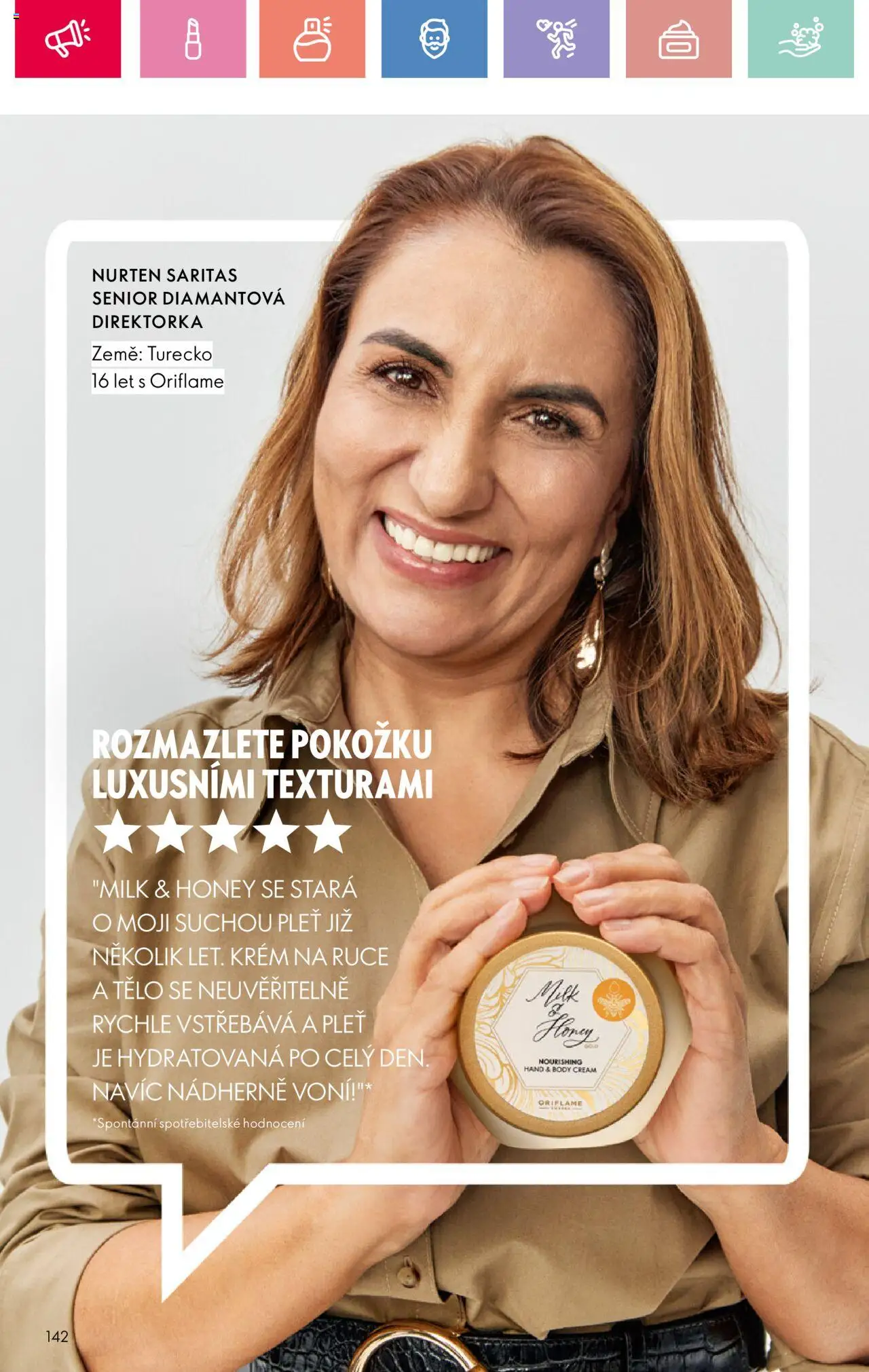 Oriflame katalog č.08/2025 od 25.05.2025 | Strana: 142 | Produkty: Krém na ruce, Krém, Body