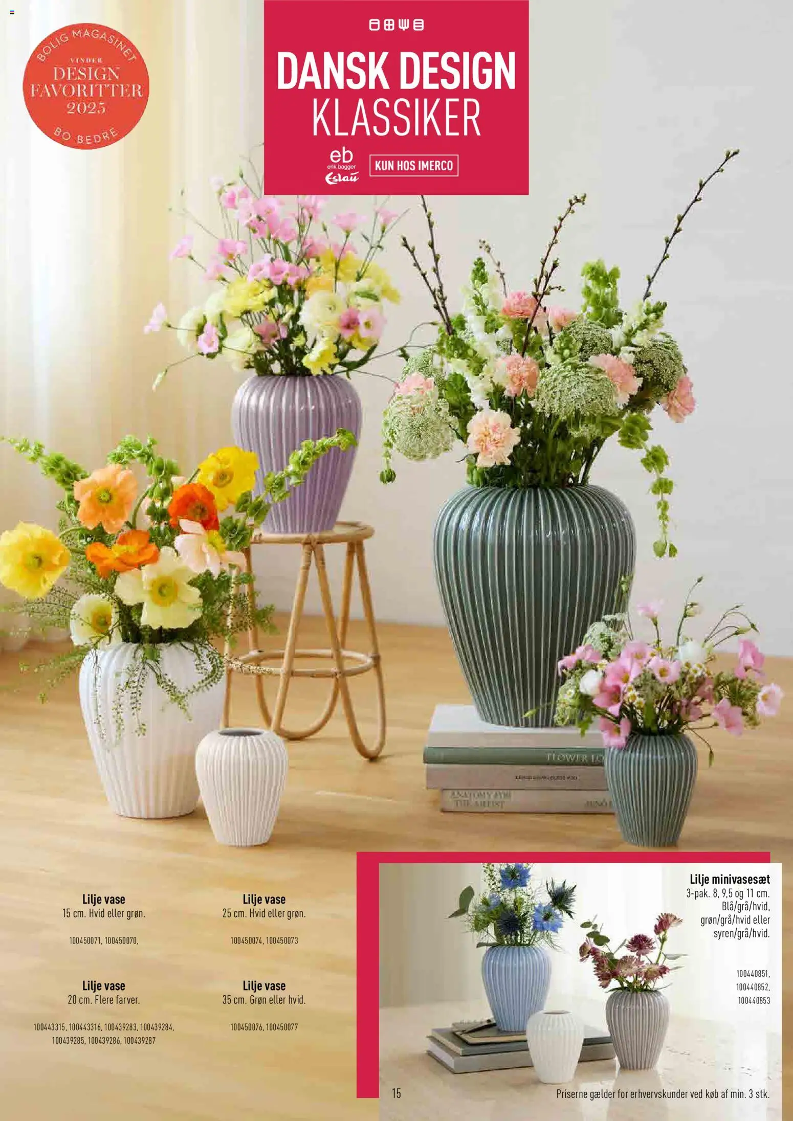 Imerco tilbudsavis – gyldig fra 04.11.2025 | Side: 15 | Produkter: Vase
