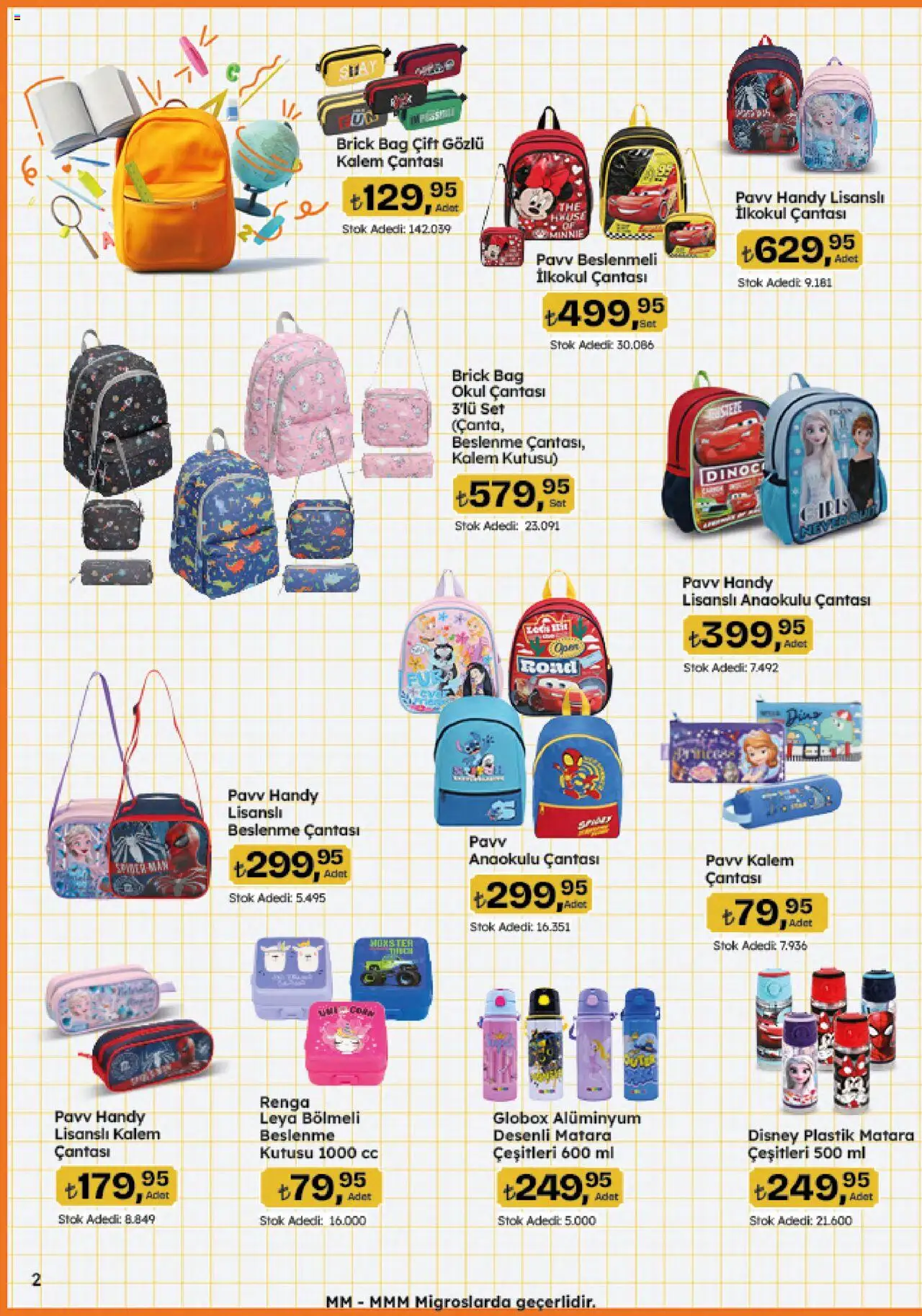 Migros Katalog - Migroskop - 11.09.2025 tarihinden itibaren geçerlidir | Sayfa: 2 | Ürünler: Okul çantası