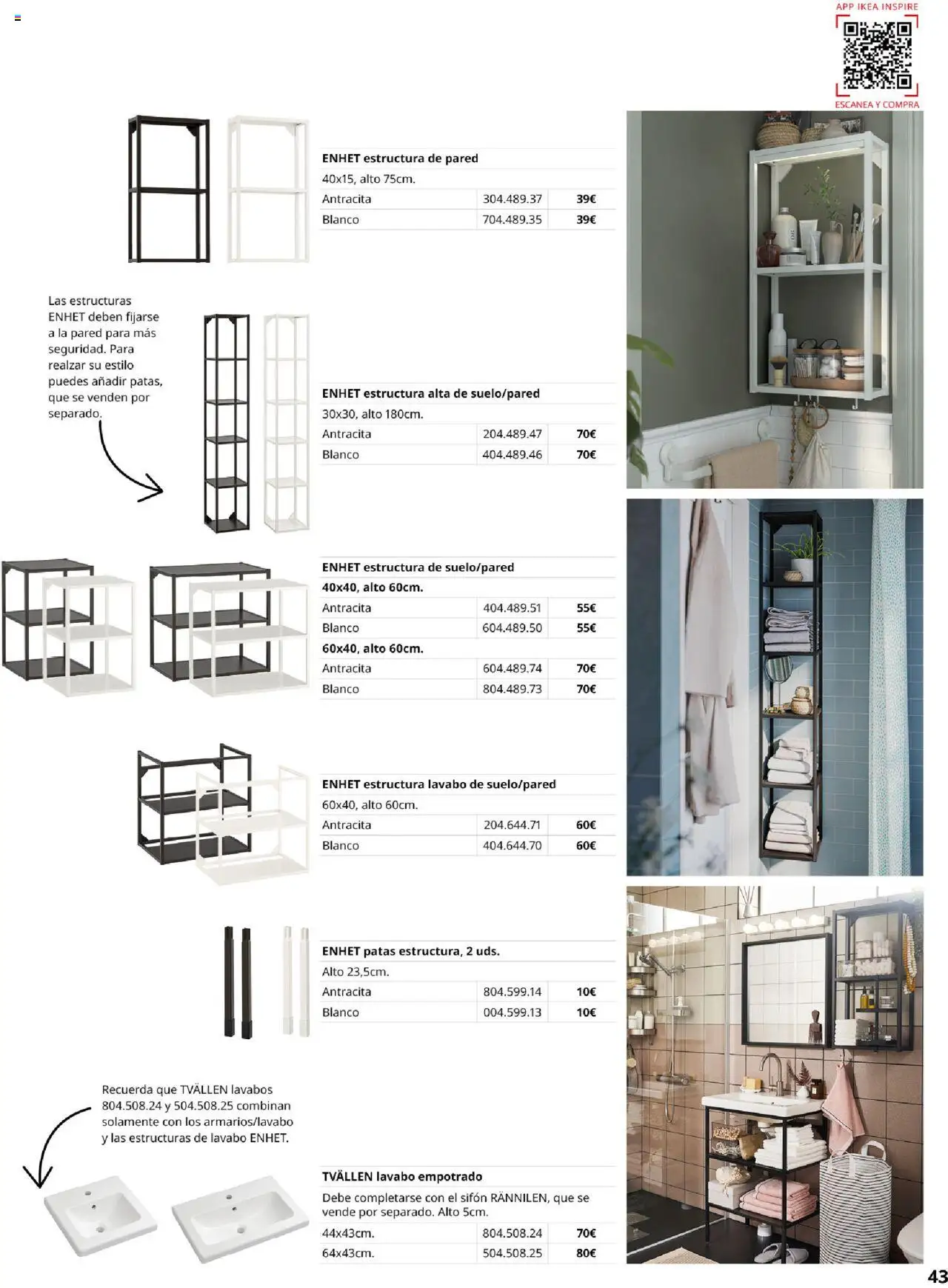 Catálogo IKEA Baňos │ válido desde el 04.02.2025 | Página: 43 | Productos: Lavabo