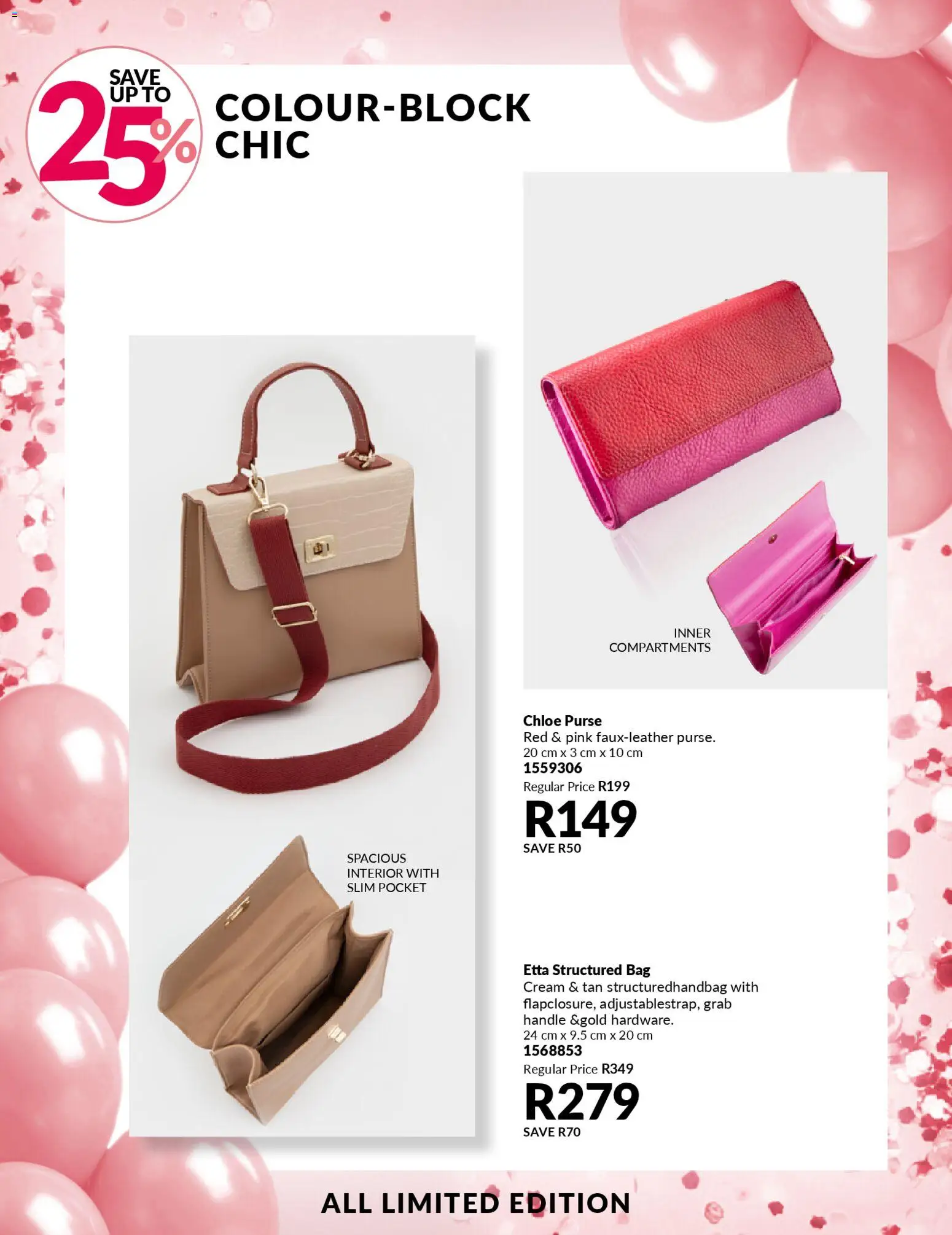 New Avon catalogue – valid from 24.01.2026 | Page: 23 | Products: Purse, Bag, Cream