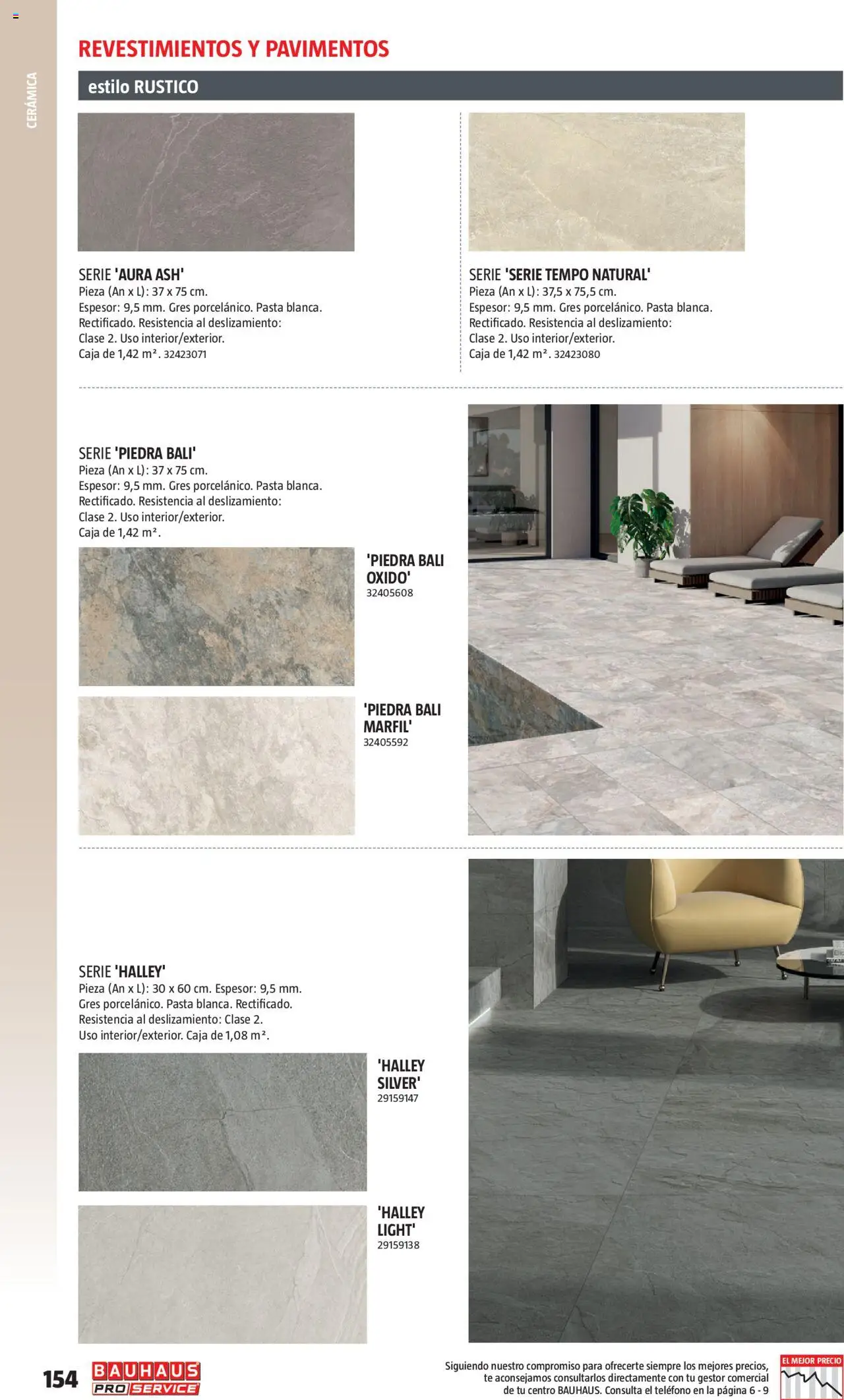 Bauhaus - ProService  │ válido desde el 24.02.2025 | Página: 154 | Productos: Pasta, Té, Teléfono, Caja