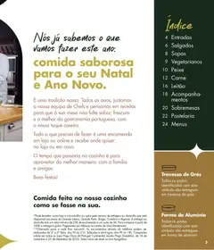 Pré-visualização Sobremesas, Food category: Desserts. válido de 19.11.2025 | Página: 3 | Produtos: Pratos, Mesa, Peixe, Carne