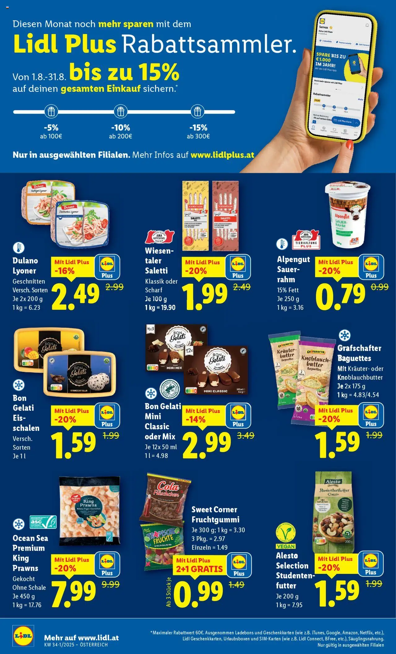 Lidl Flugblatt gültig ab 14.08.2025 | Seite: 36 | Produkte: Eis, Butter
