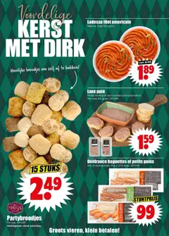 Dirk - Folder week 51 - Voorbeeld van een folder van Dirk, geldig van 17.12.2025 | Pagina: 8 | Producten: Broodjes