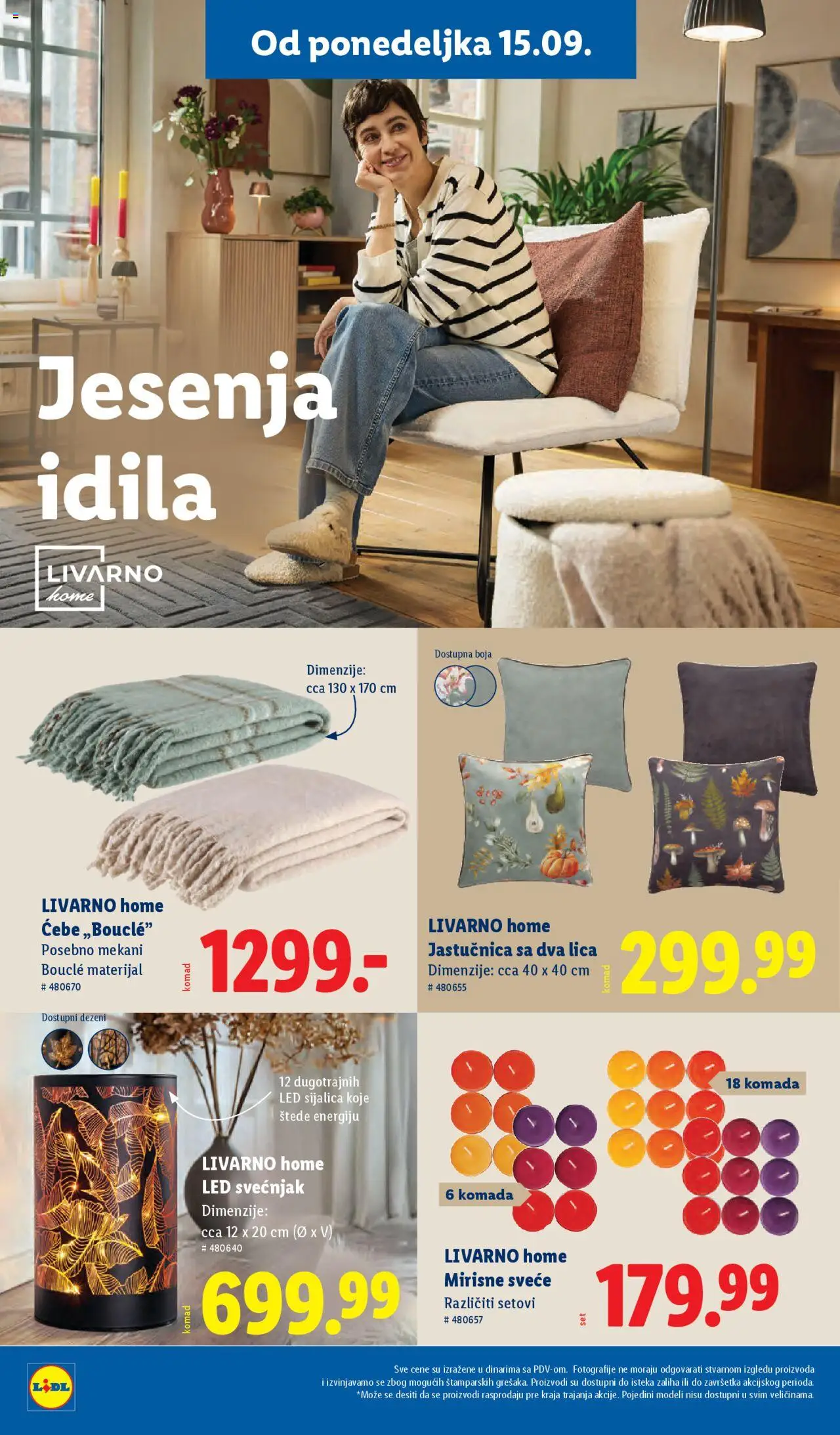 Lidl katalog - važi od 11.09.2025 | Strana: 46 | Proizvode: Ćebe, Sijalica, LED sijalica