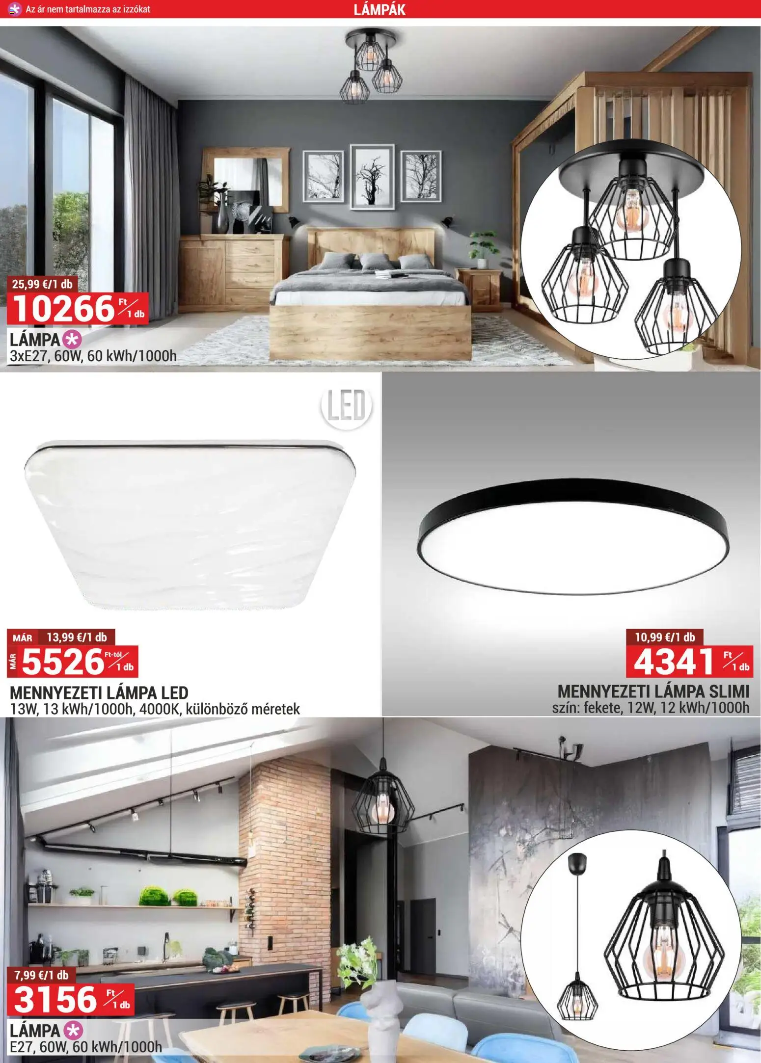 Merkury Market akciós ujság - amely érvényes a következő dátumtól: 01.11.2025 | Oldal: 17 | Termékek: Mennyezeti lámpa, Lámpa